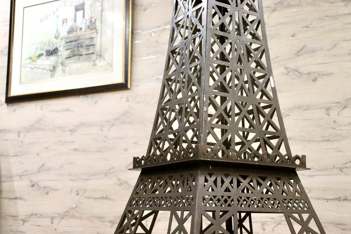 GMIK773○エッフェル塔 オブジェ 置物 インテリア 大型ディスプレイ アイアン 店舗什器 オーナメント ※発送不可