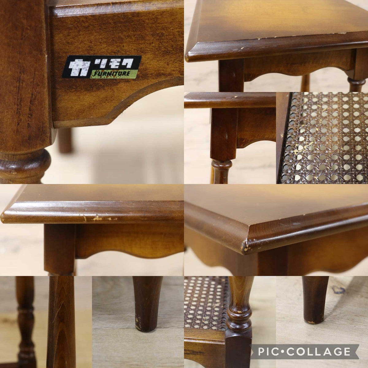 GMJS317A◯karimoku / カリモク コロニアル サイドテーブル コンソールテーブル 花台 飾り台 電話台 クラシック アンティーク 国産家具