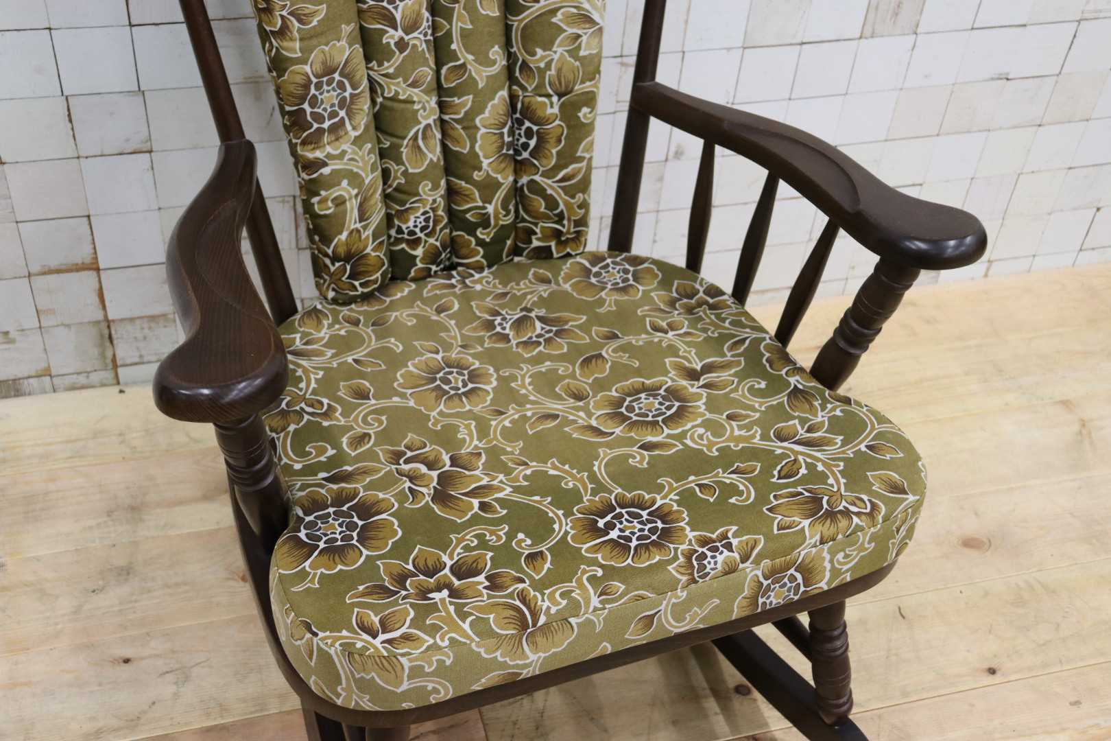 GMHK644○柏木工 / KASHIWA ロッキングチェア 揺り椅子 飛騨家具 レトロ カントリー アンティーク チェア