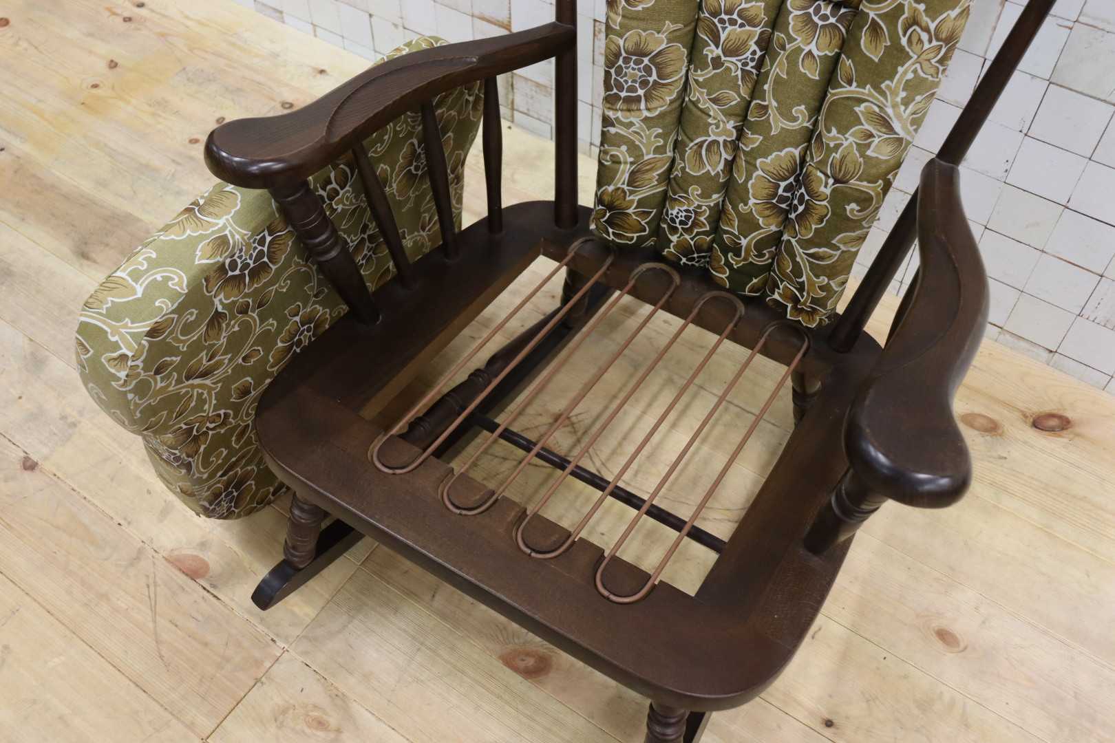 GMHK644○柏木工 / KASHIWA ロッキングチェア 揺り椅子 飛騨家具 レトロ カントリー アンティーク チェア