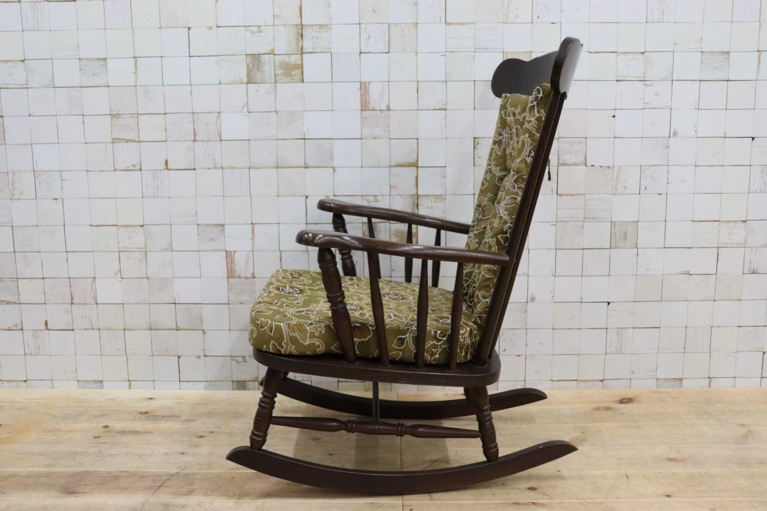 GMHK644○柏木工 / KASHIWA ロッキングチェア 揺り椅子 飛騨家具 レトロ カントリー アンティーク チェア