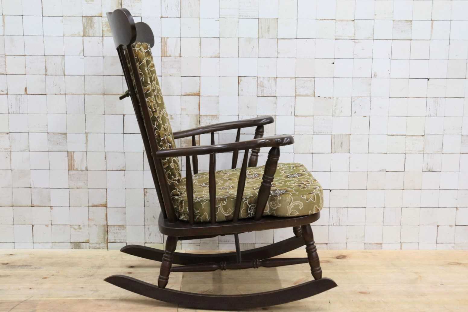 GMHK644○柏木工 / KASHIWA ロッキングチェア 揺り椅子 飛騨家具 レトロ カントリー アンティーク チェア