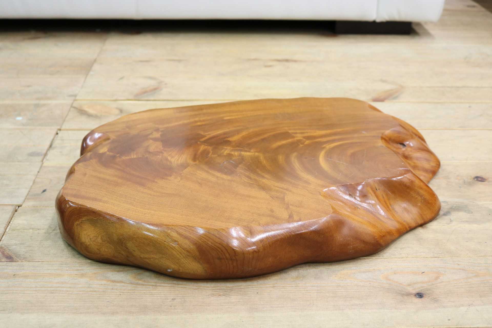 GMIK483◯髙原銘木工芸 花台 飾り台 置物台 盆栽台 天然木 無垢材 床の間 和風 木製 国産 工芸品