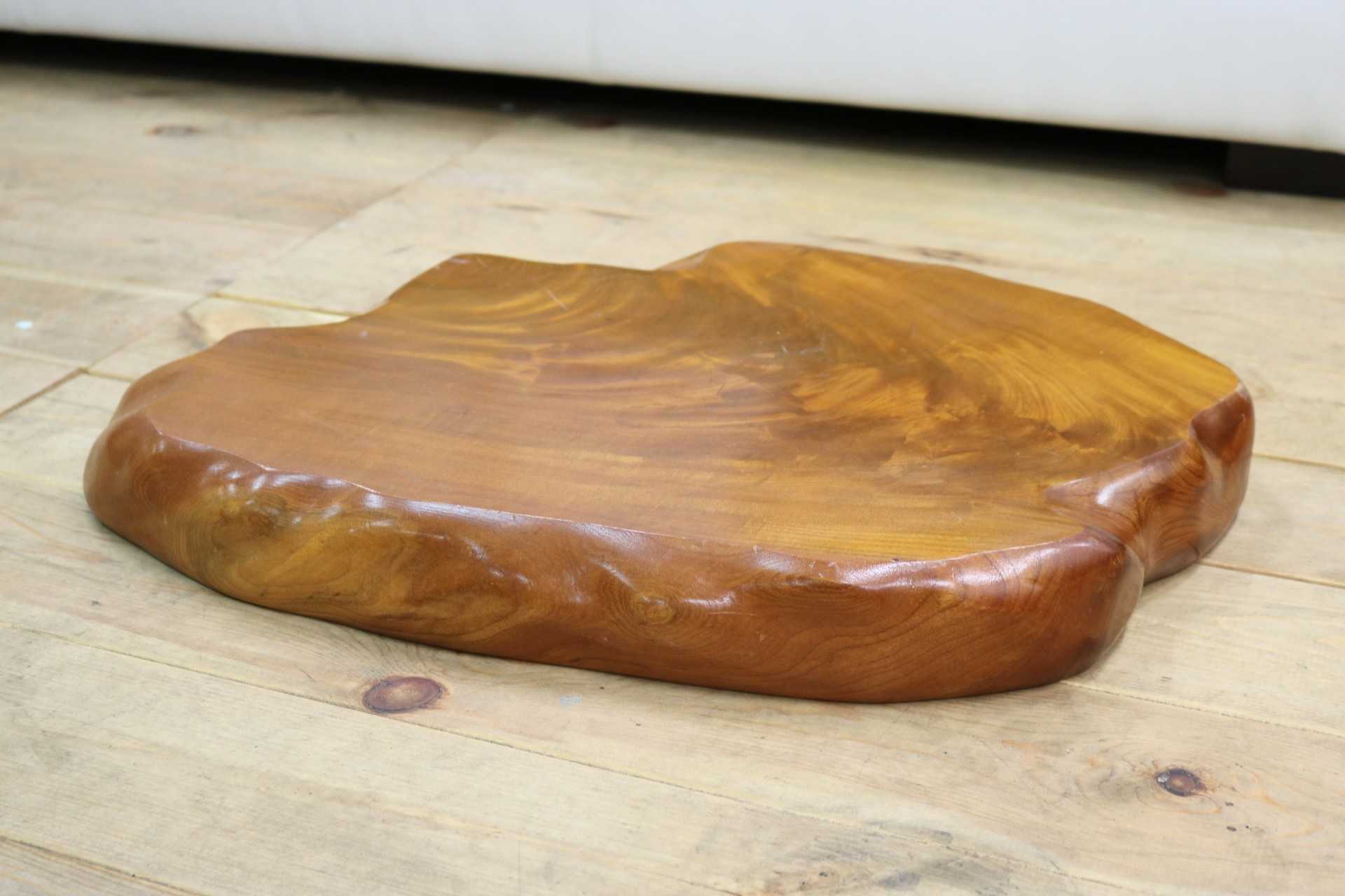 GMIK483◯髙原銘木工芸 花台 飾り台 置物台 盆栽台 天然木 無垢材 床の間 和風 木製 国産 工芸品