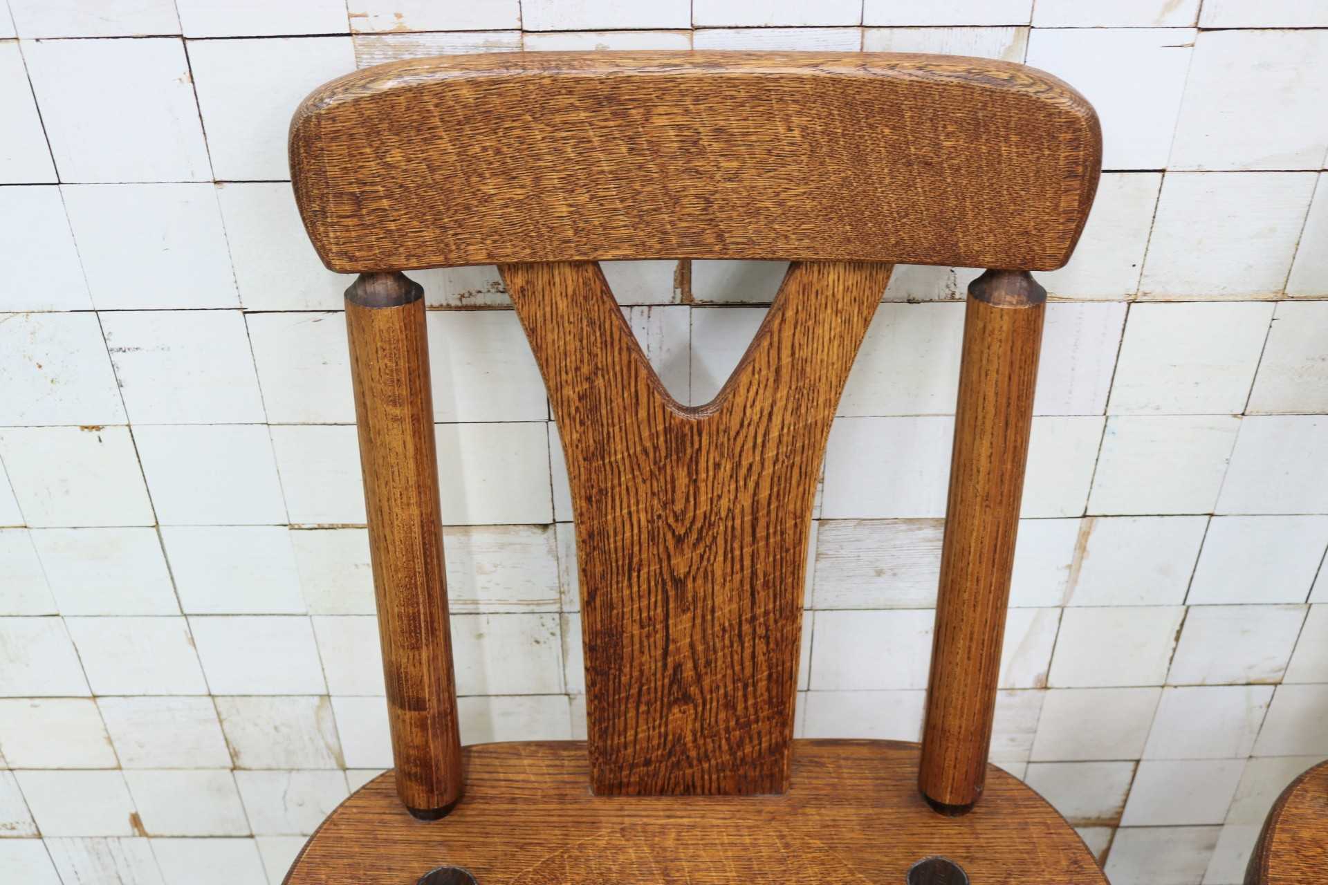 GMIO253C◯矢澤金太郎 逸品 ダイニングチェア 2脚 アームレスチェア 椅子 無垢材 作家 工房 家具 カントリー