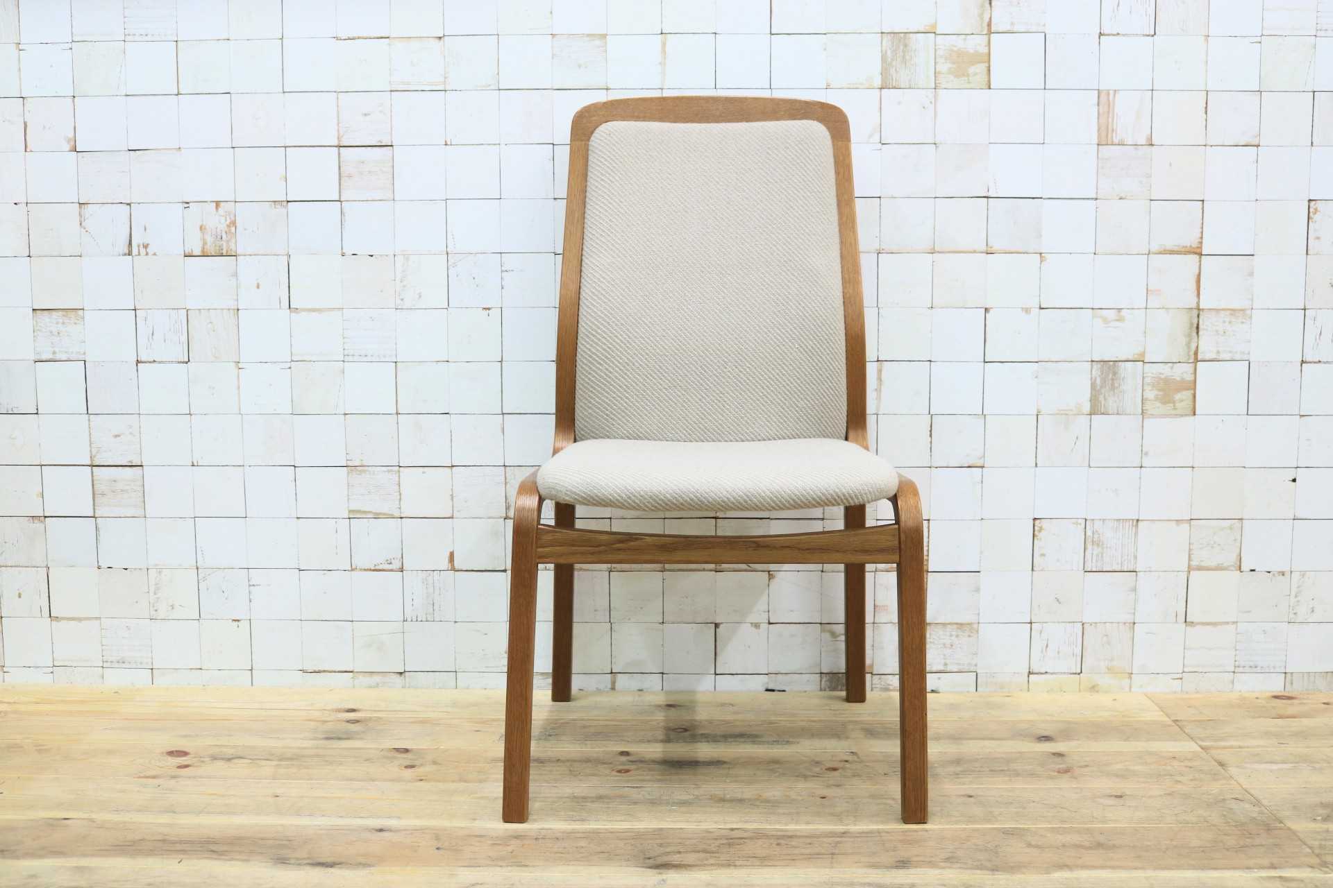 GMIK580C○Tendo / 天童木工 ダイニングチェア アームレスチェア 椅子 ベージュ 曲木 ファブリック ナチュラル モダン