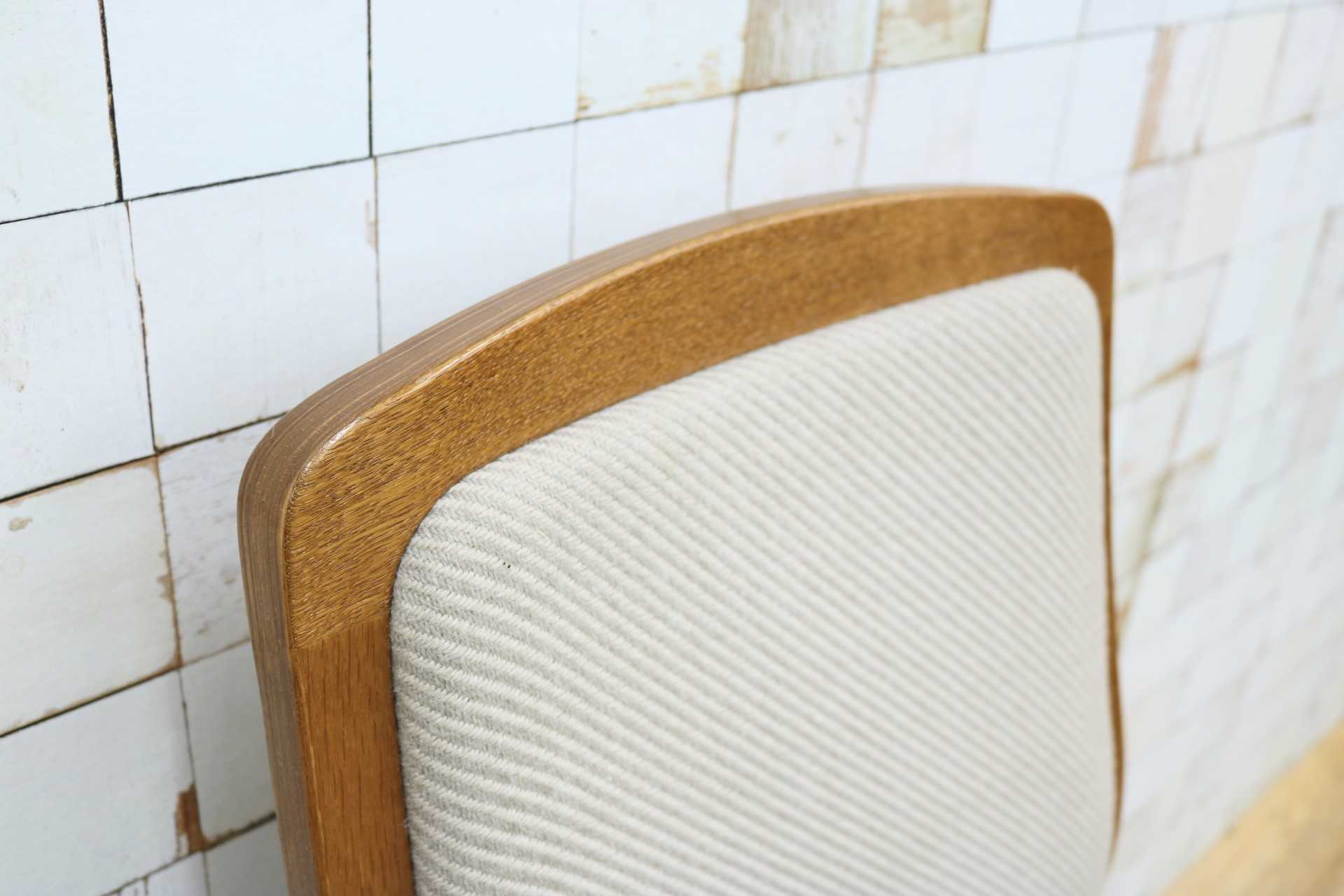 GMIK580C○Tendo / 天童木工 ダイニングチェア アームレスチェア 椅子 ベージュ 曲木 ファブリック ナチュラル モダン