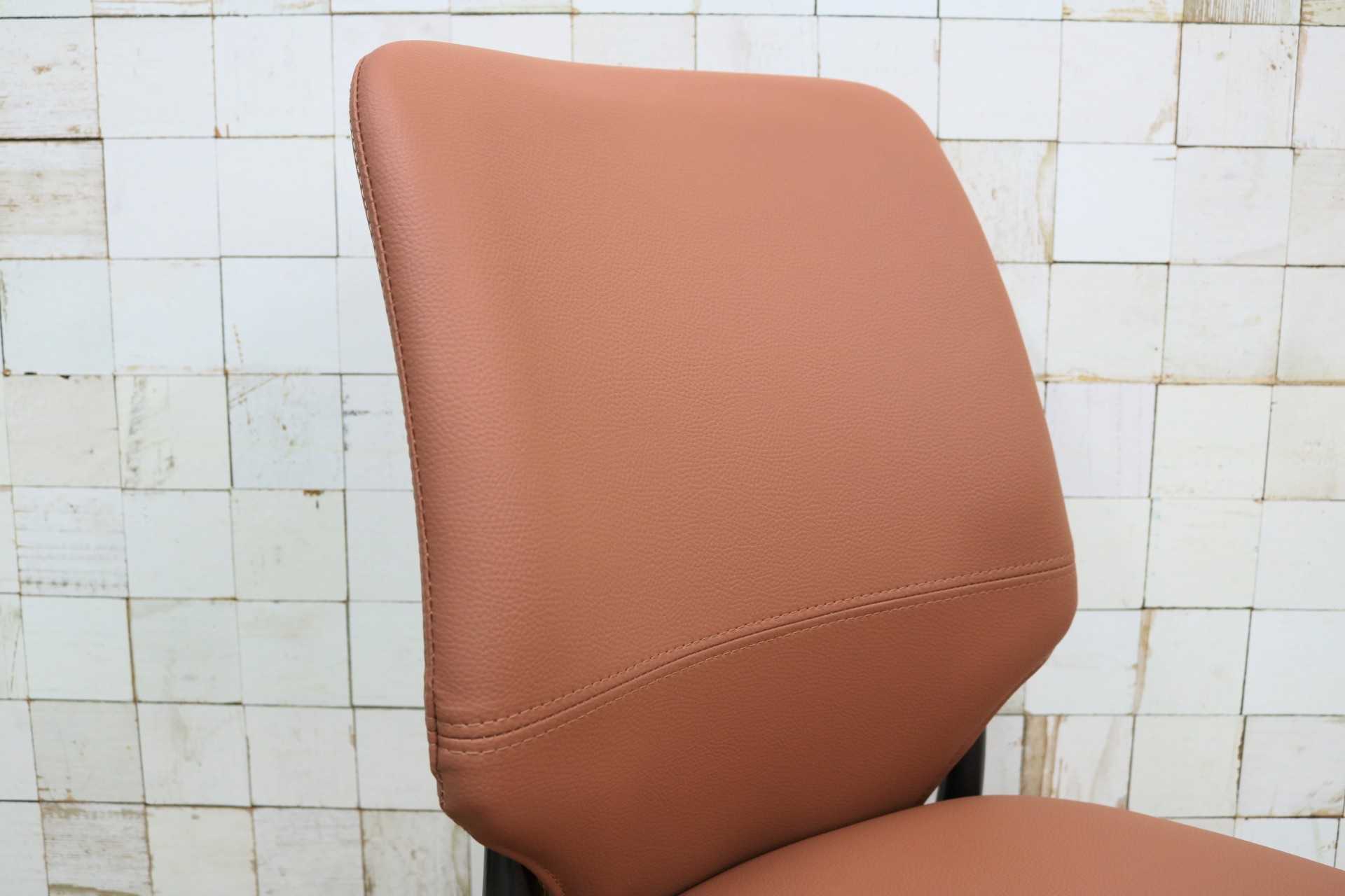 GMIK664◯ダイニングチェア 食卓椅子 椅子 アームレスチェア レザー 本革 ナチュラル シンプル モダン 展示品