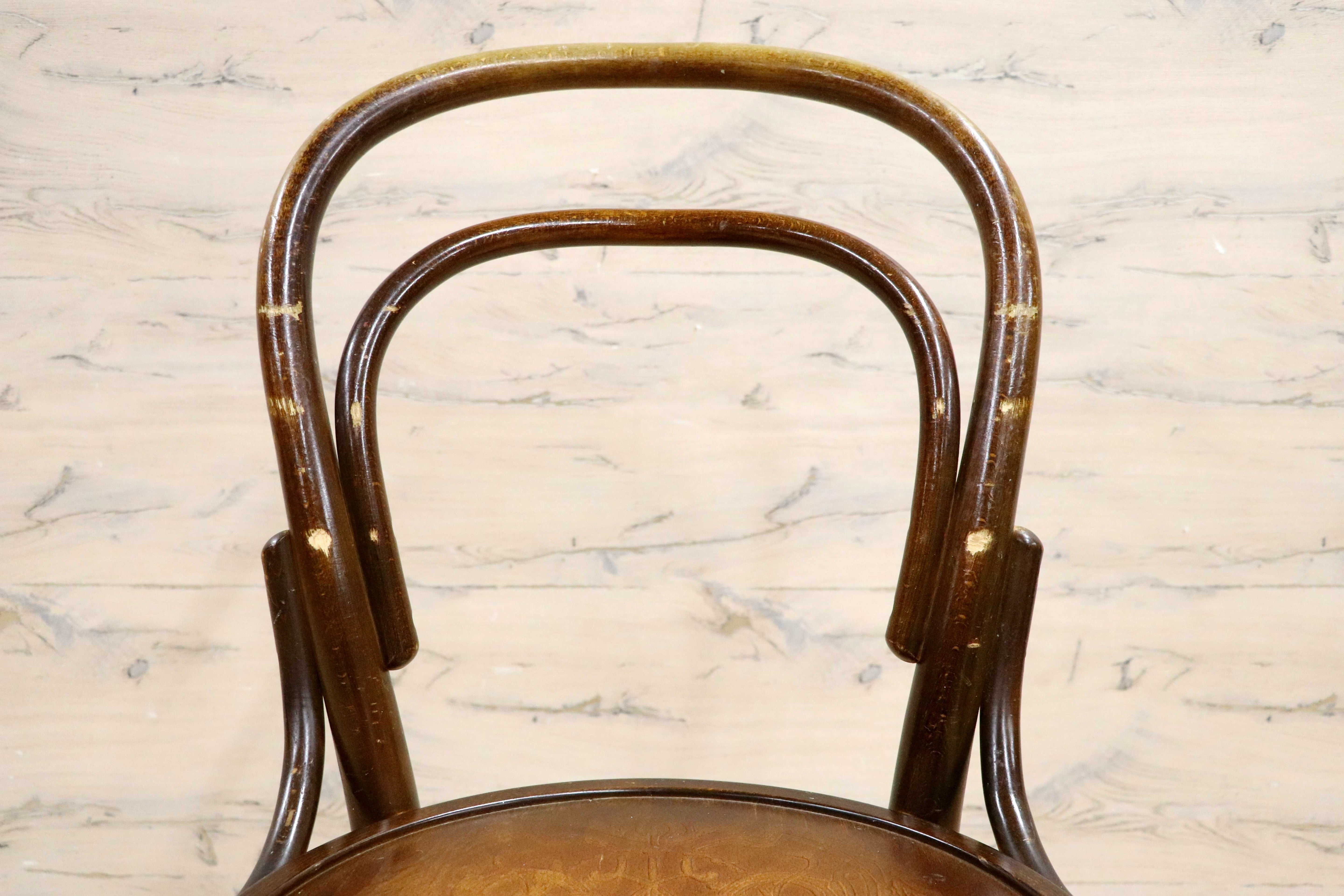 GMIH287D○秋田木工 / AKIMOKU IDC大塚家具 ダイニングチェア 曲木 彫刻 ベントウッド 木製 ダブルループ 椅子 アームレス ヴィンテージ