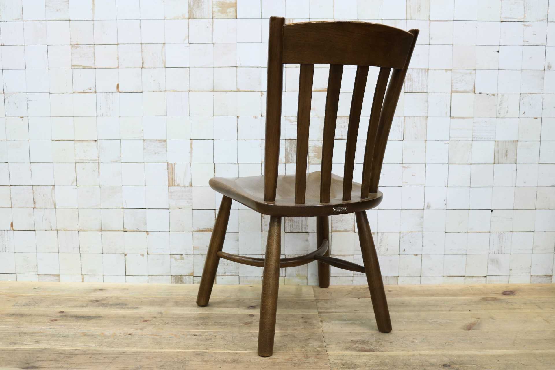 GMJS39A◯柏木工 / KASHIWA ダイニングチェア 食卓椅子 アームレスチェア 椅子 無垢材 飛騨家具 レトロ カントリー