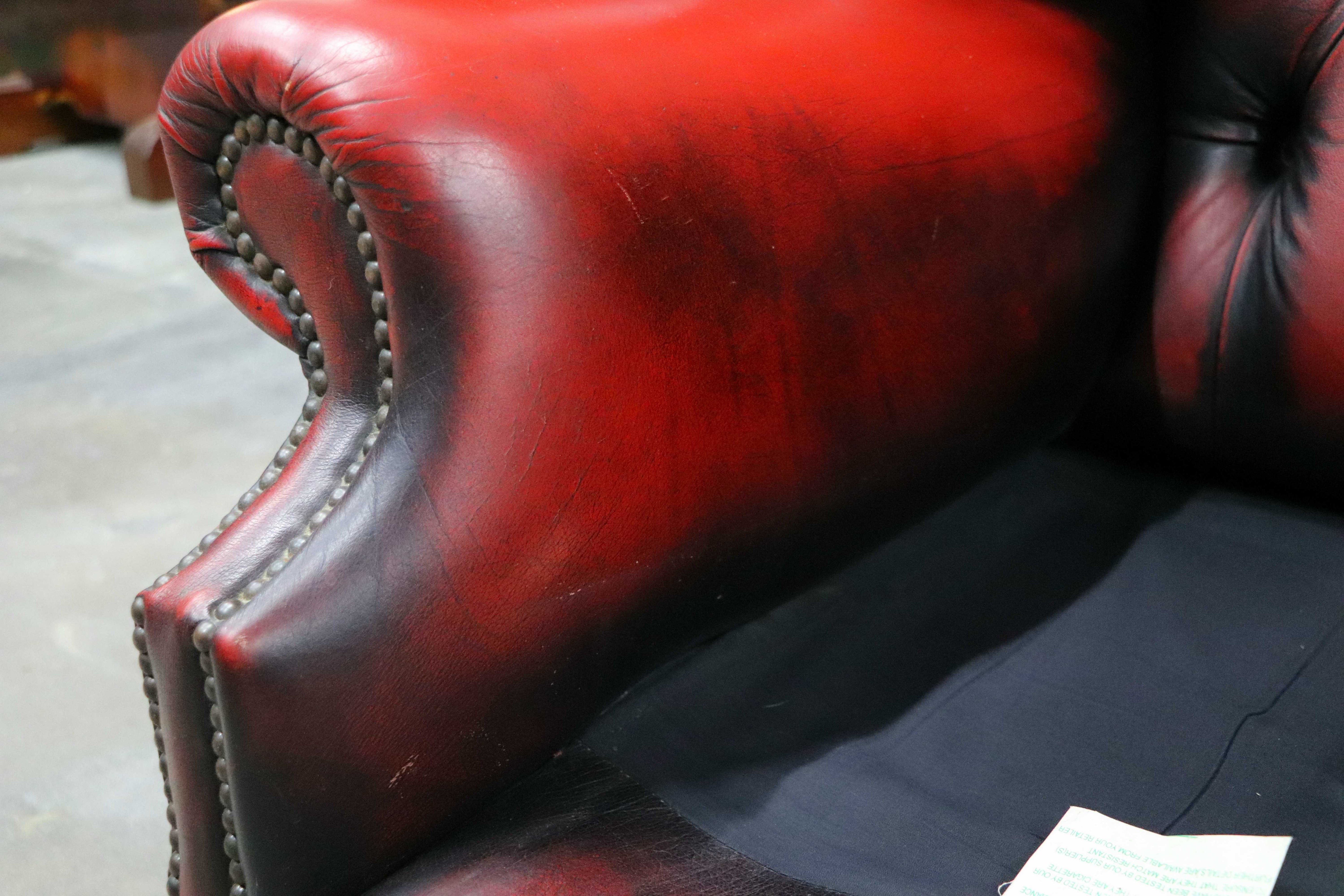 GMIO290A○チェスターフィールド ウィングバックチェア 1人掛けソファ シングルソファ 本革 英国 クラシック ヨーロピアン ヴィンテージ