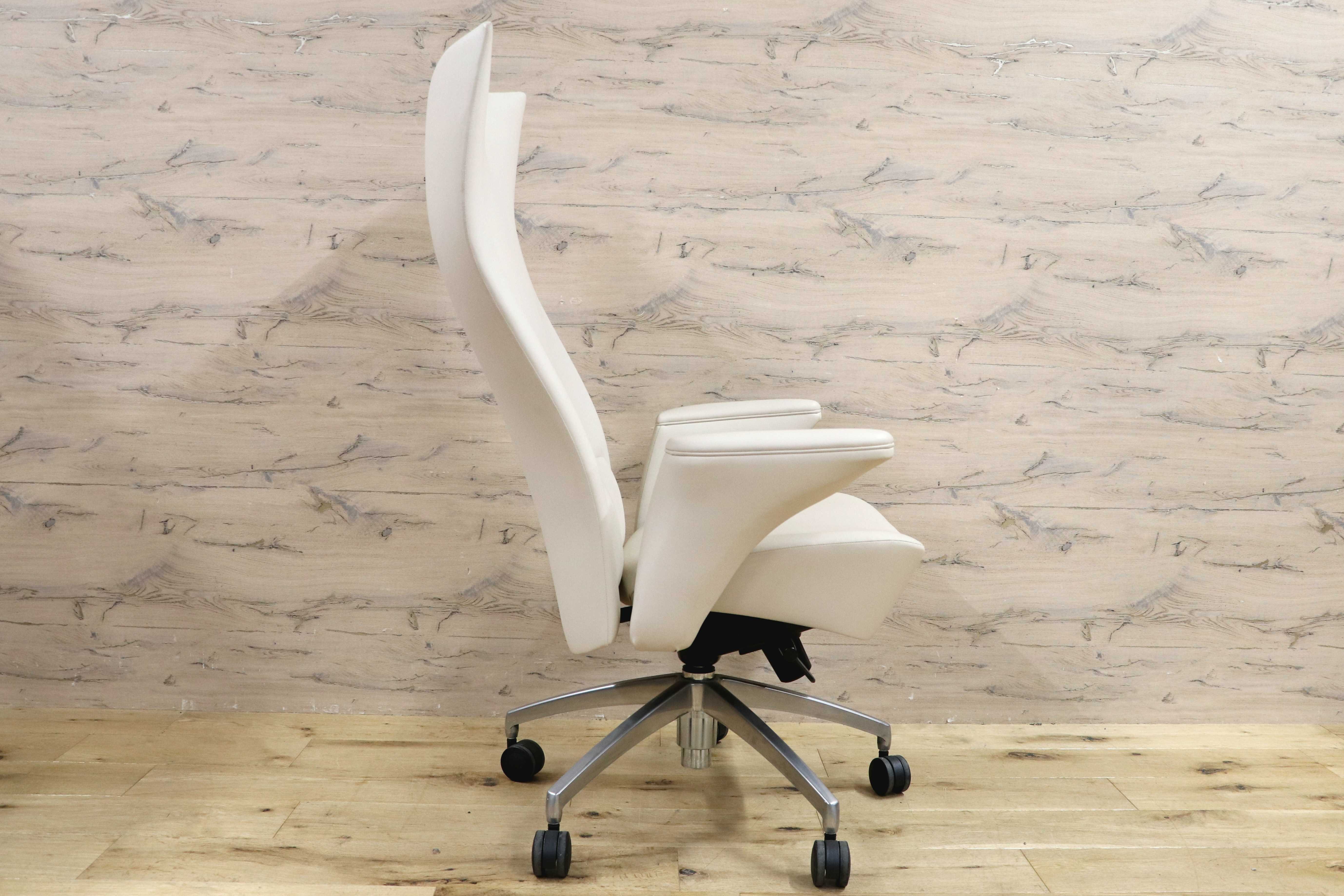 GMIK629B○ITOKI / イトーキ X-4 ハイバック チェア デスクチェア オフィスチェア 書斎椅子 エグゼクティブチェア 合皮 ハイクラスモダン