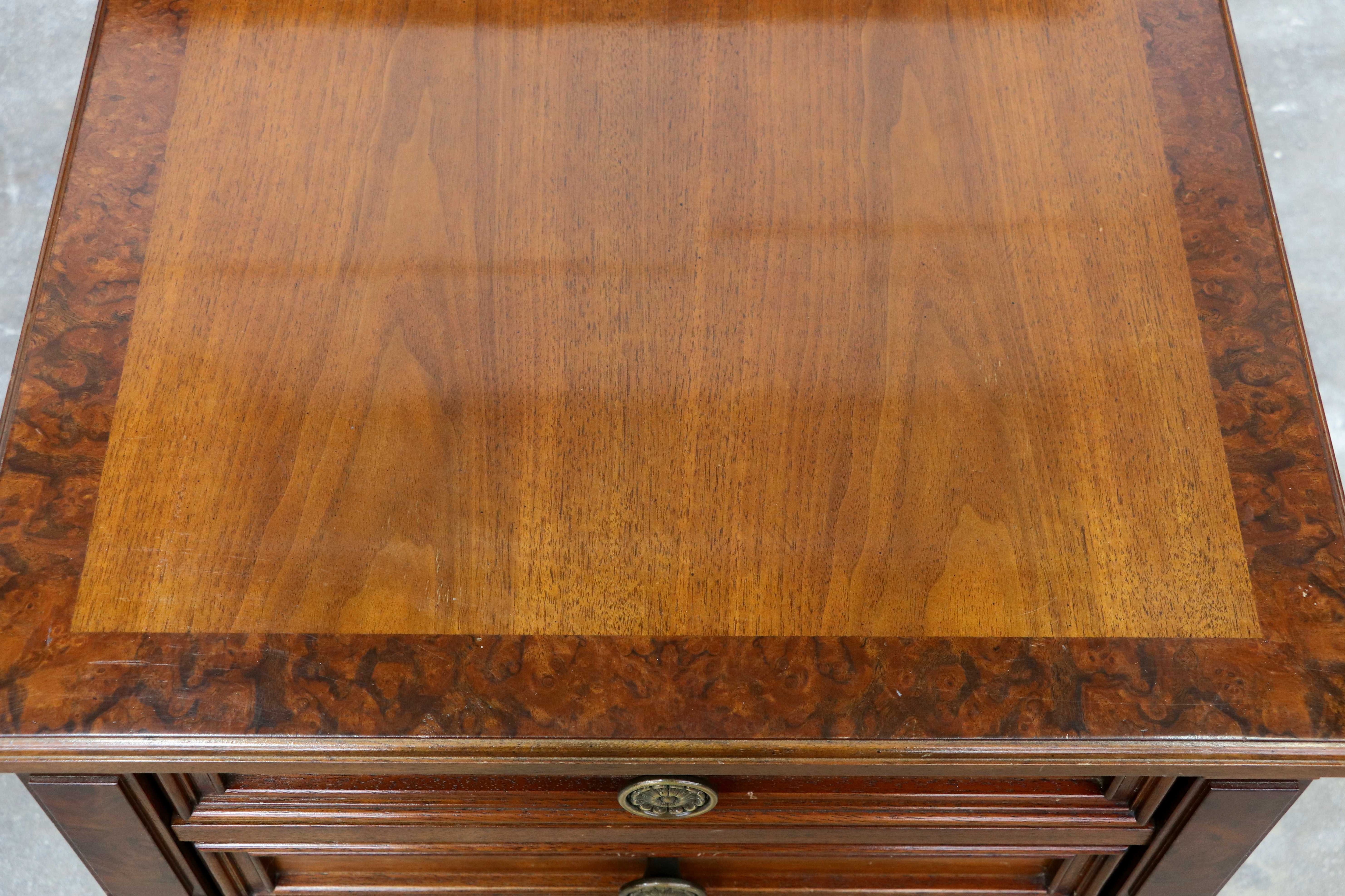 GMIK672○DREXEL HERITAGE / ドレクセルヘリテイジ フランチェスカ ナイトテーブル エンドテーブル サイドテーブル 花台 定価約28万 希少