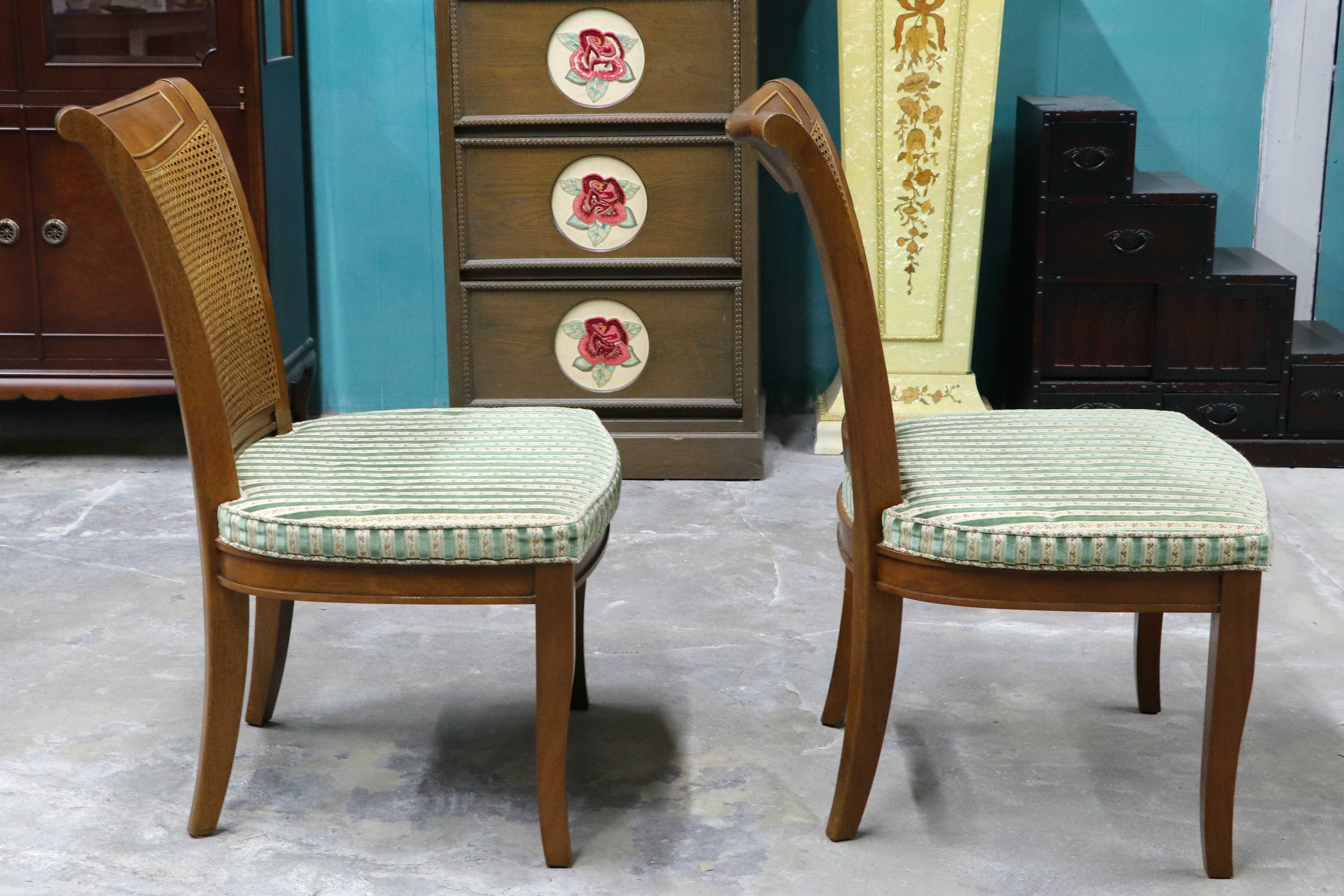 GMIK673B○DREXEL HERITAGE / ドレクセルヘリテイジ FRANCESCA フランチェスカ ダイニングチェア 椅子 2脚セット ラタン