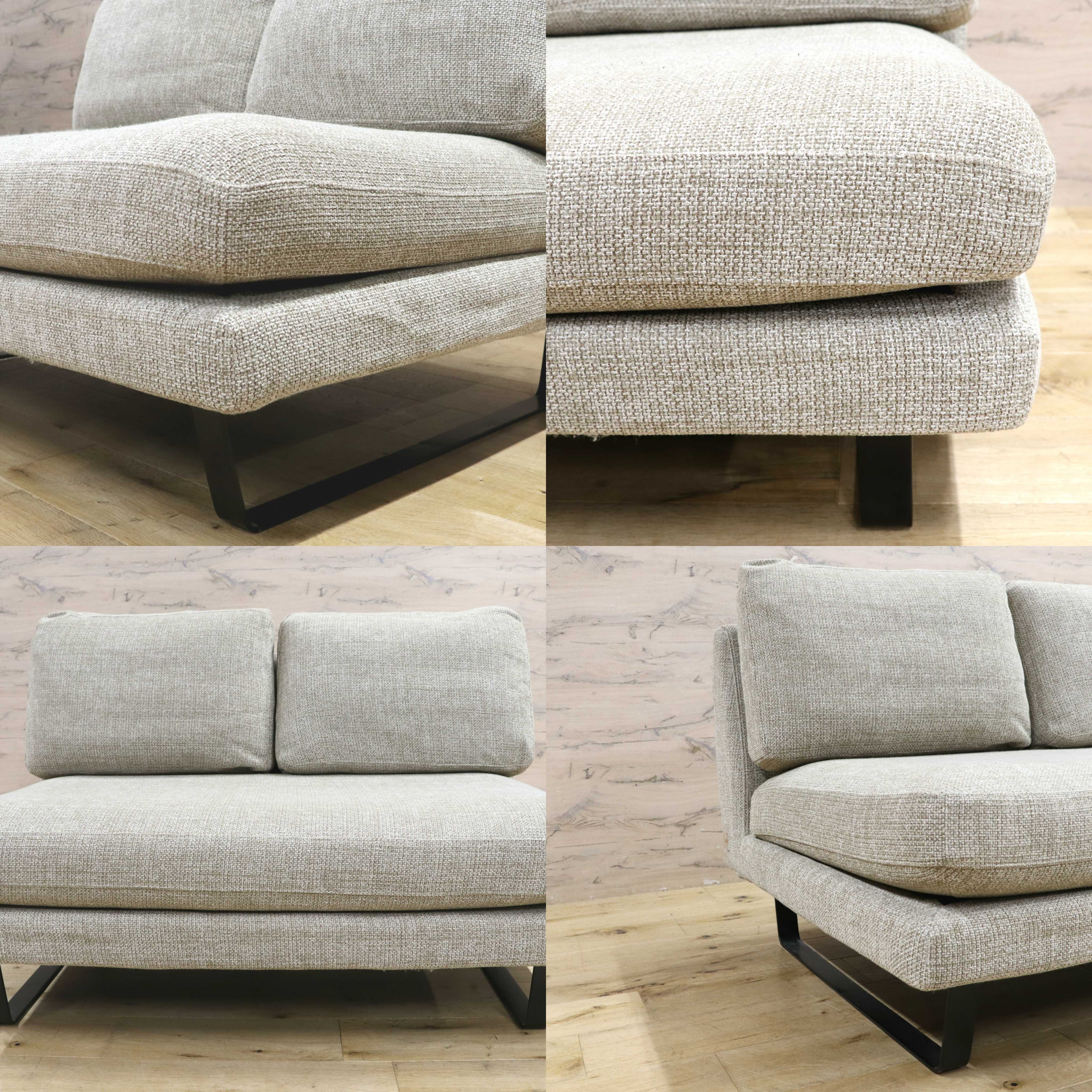 GMIK679○unico / ウニコ GRIFU グリフ 2人掛けソファ ラブソファ ファブリック カバーリング 北欧スタイル 廃番 希少 2Pソファ