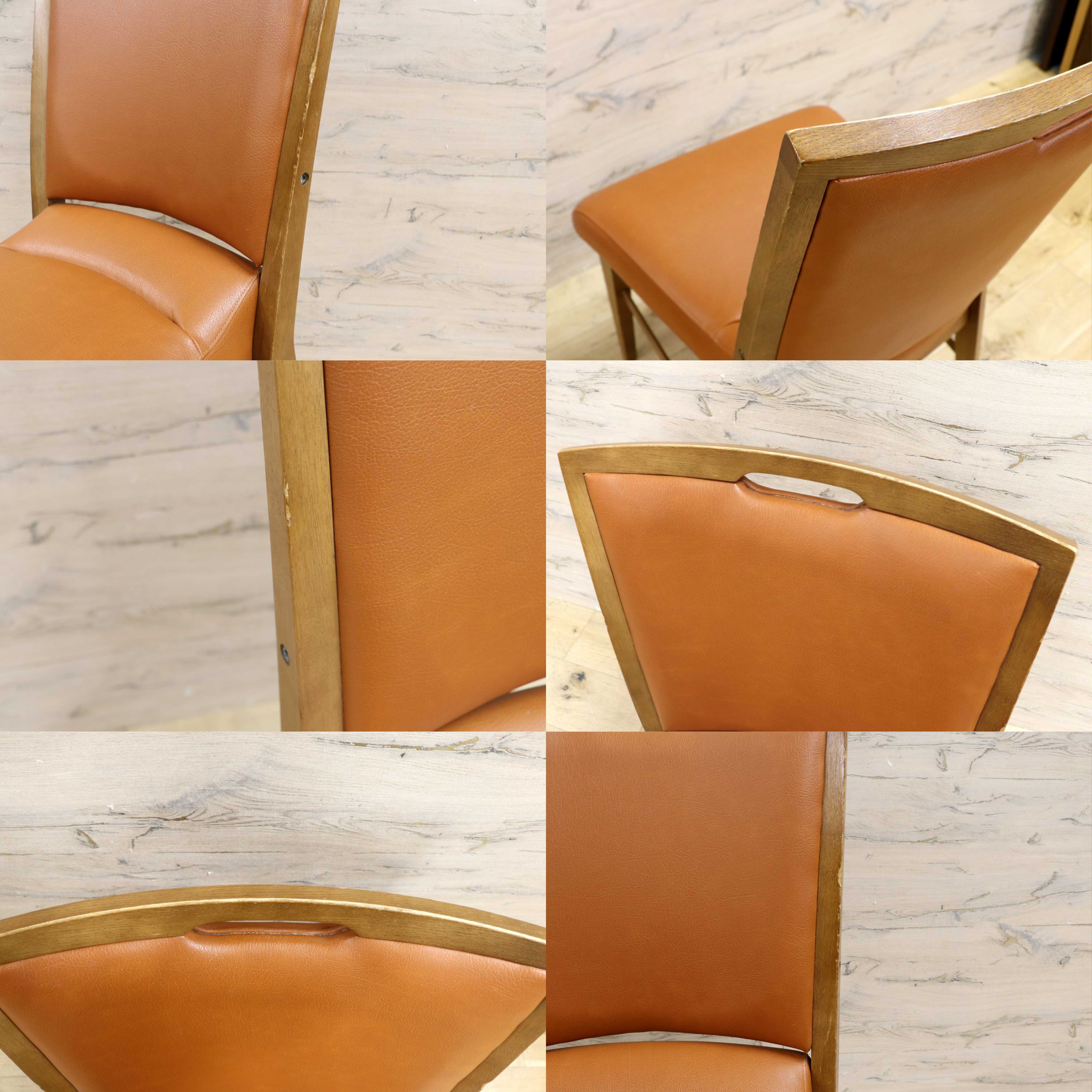 GMIS356A○karimoku / カリモク ダイニングチェア アームレスチェア 椅子 国産家具 1人掛け レザー