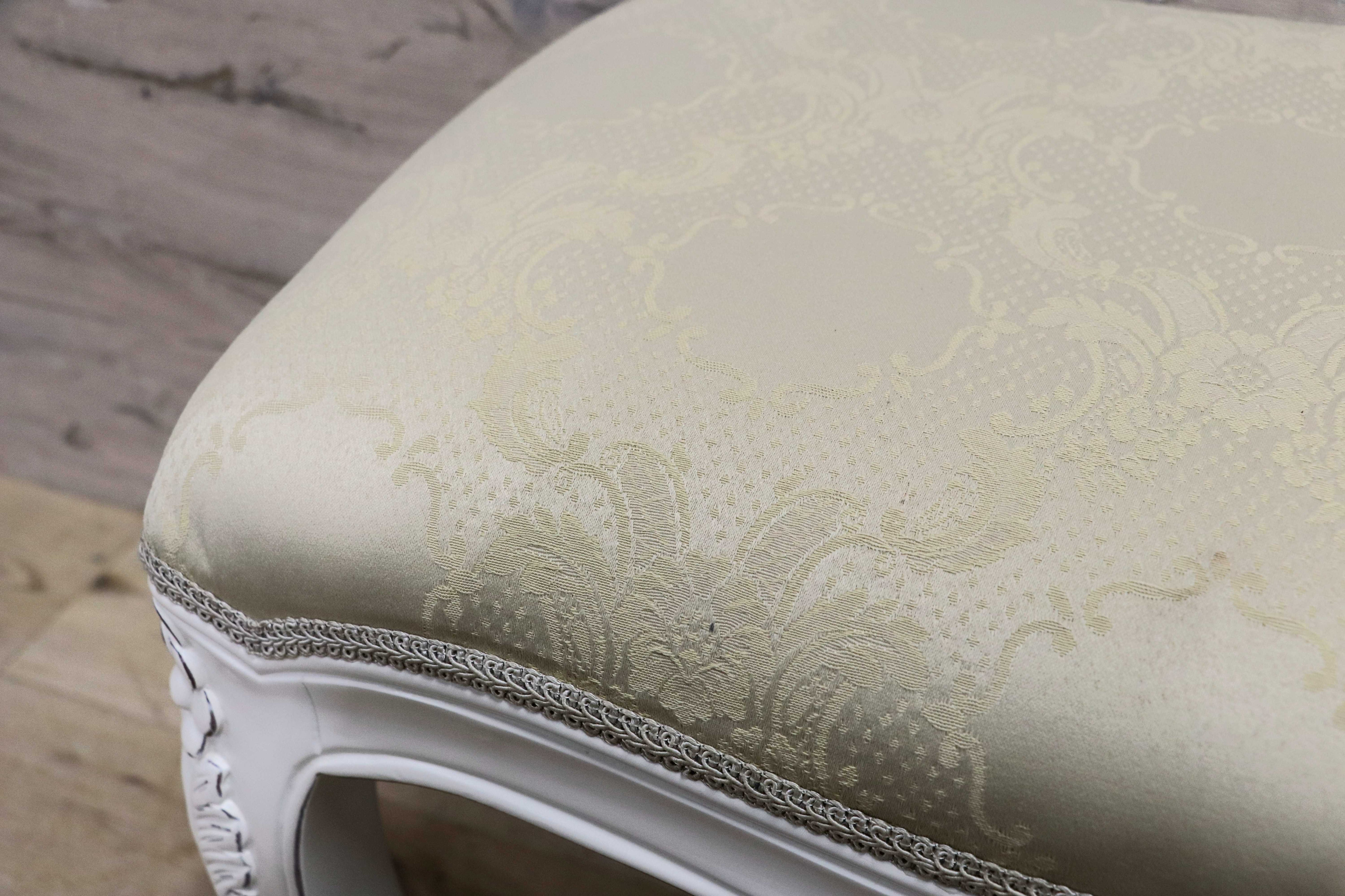 GMIS361C○ヨーロピアンデザイン ロココ調 スツール 腰掛け 椅子 猫脚 姫家具 エレガント アンティーク調 マホガニー