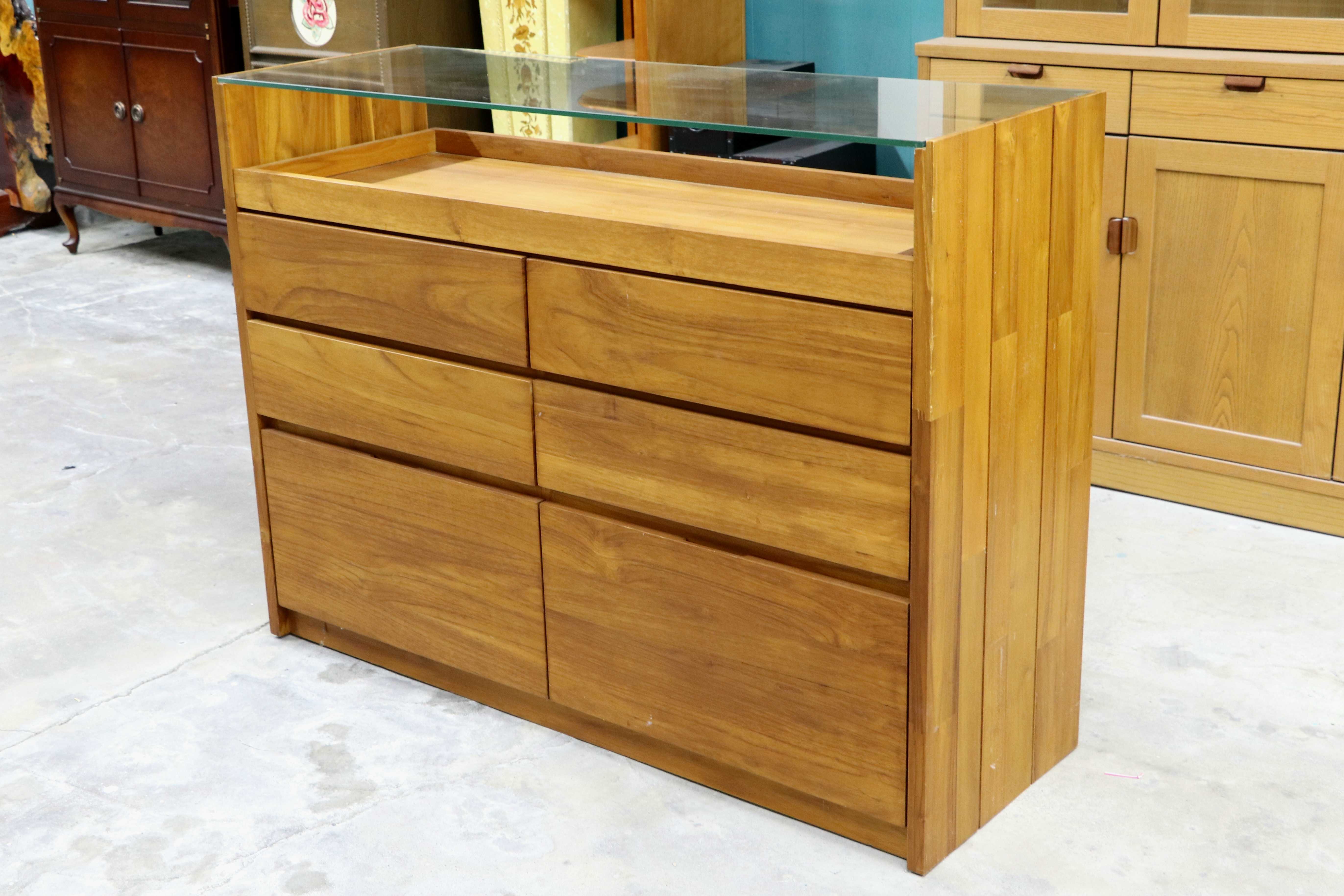 GMIH359○unico / ウニコ BREATH ブレス チーク 無垢材 チェスト コレクションチェスト ローチェスト ショーケース ワイドチェスト