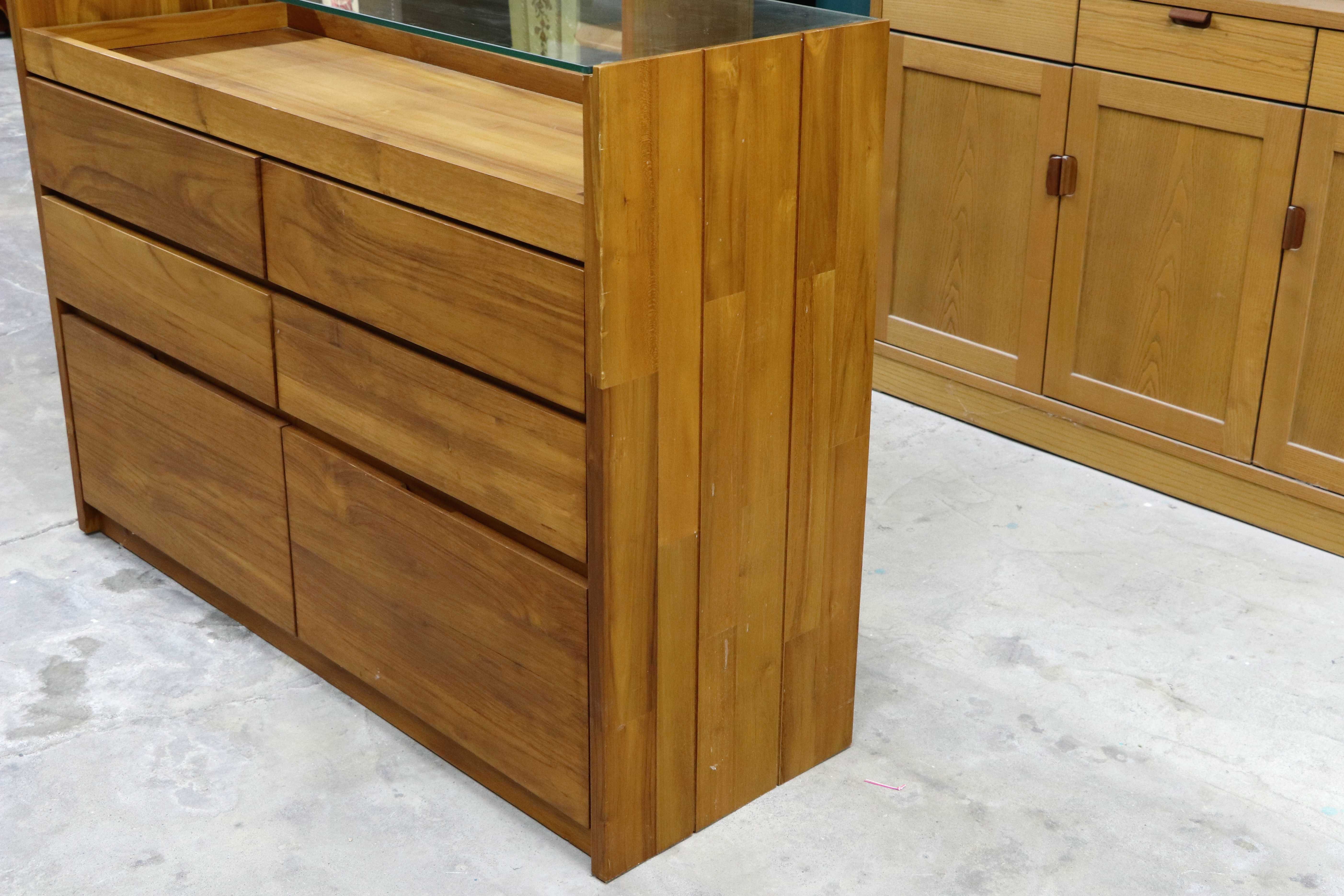 GMIH359○unico / ウニコ BREATH ブレス チーク 無垢材 チェスト コレクションチェスト ローチェスト ショーケース ワイドチェスト