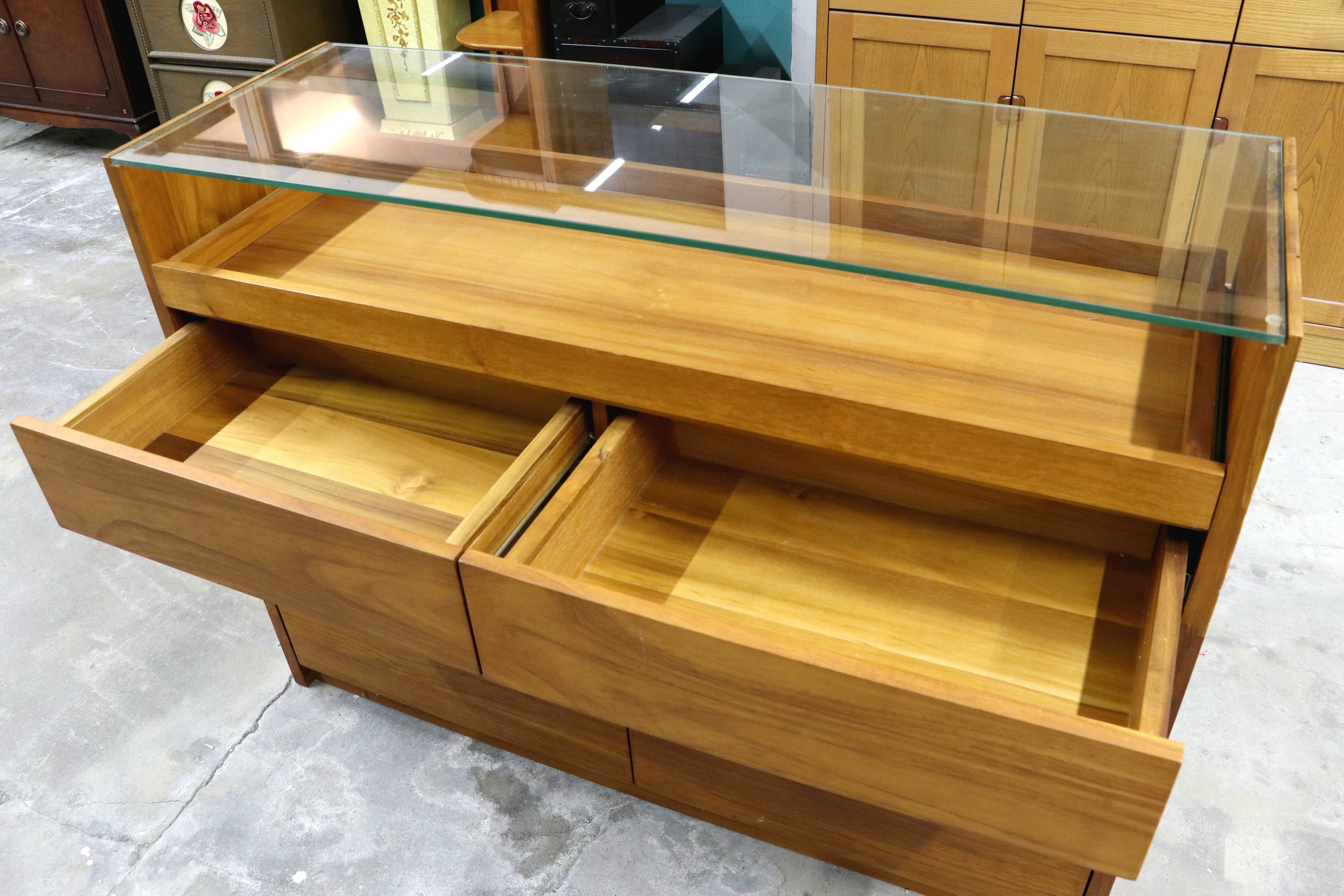 GMIH359○unico / ウニコ BREATH ブレス チーク 無垢材 チェスト コレクションチェスト ローチェスト ショーケース ワイドチェスト