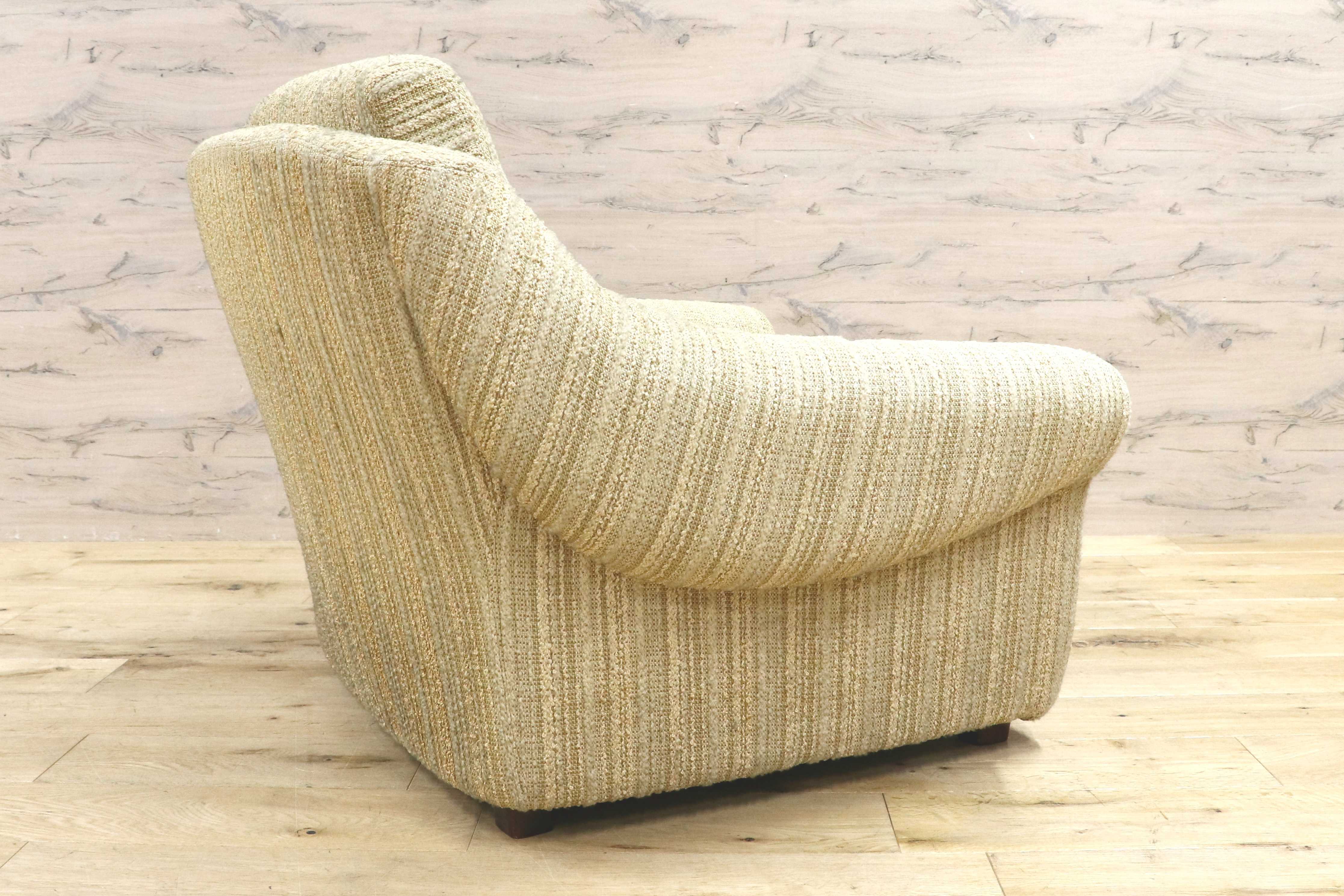 GMIH363C○Overman International スウェーデン製 北欧ヴィンテージ シングルソファ 1人掛けソファ ラウンジチェア 稀少