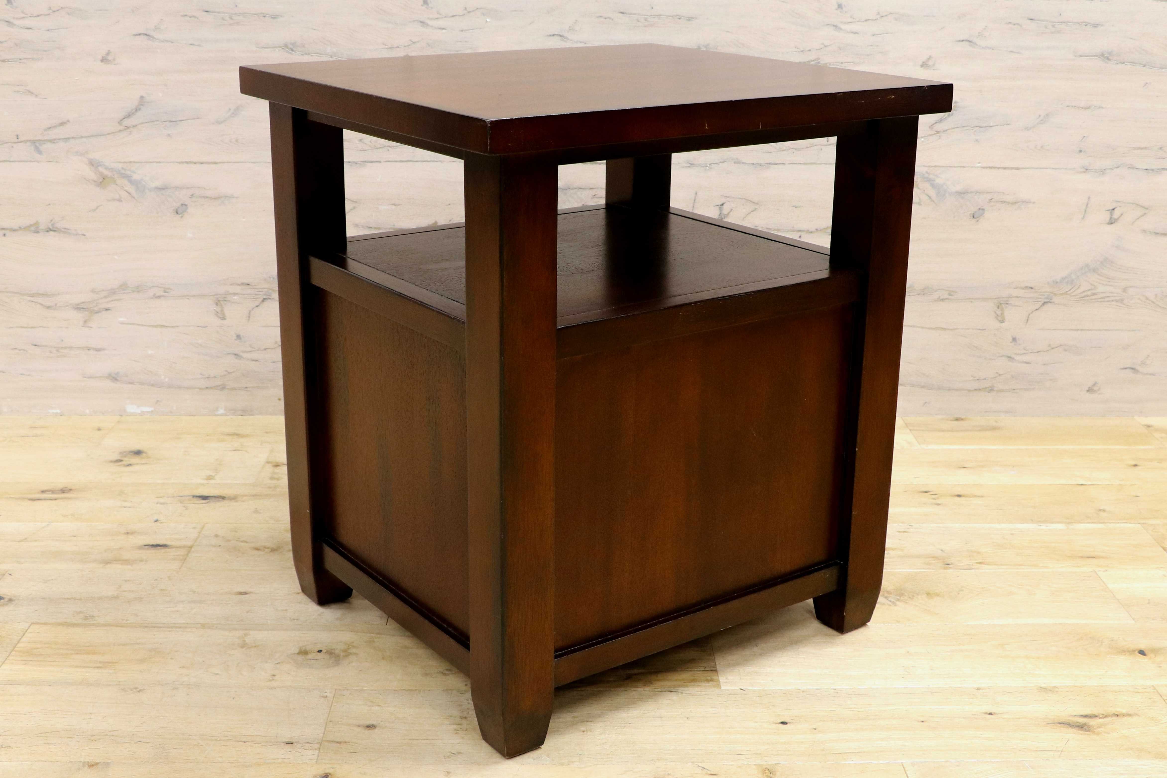 GMIK742○OUTLOOK クラシック 木製 サイドテーブル ナイトテーブル 引き出し ベッドサイド アンティーク