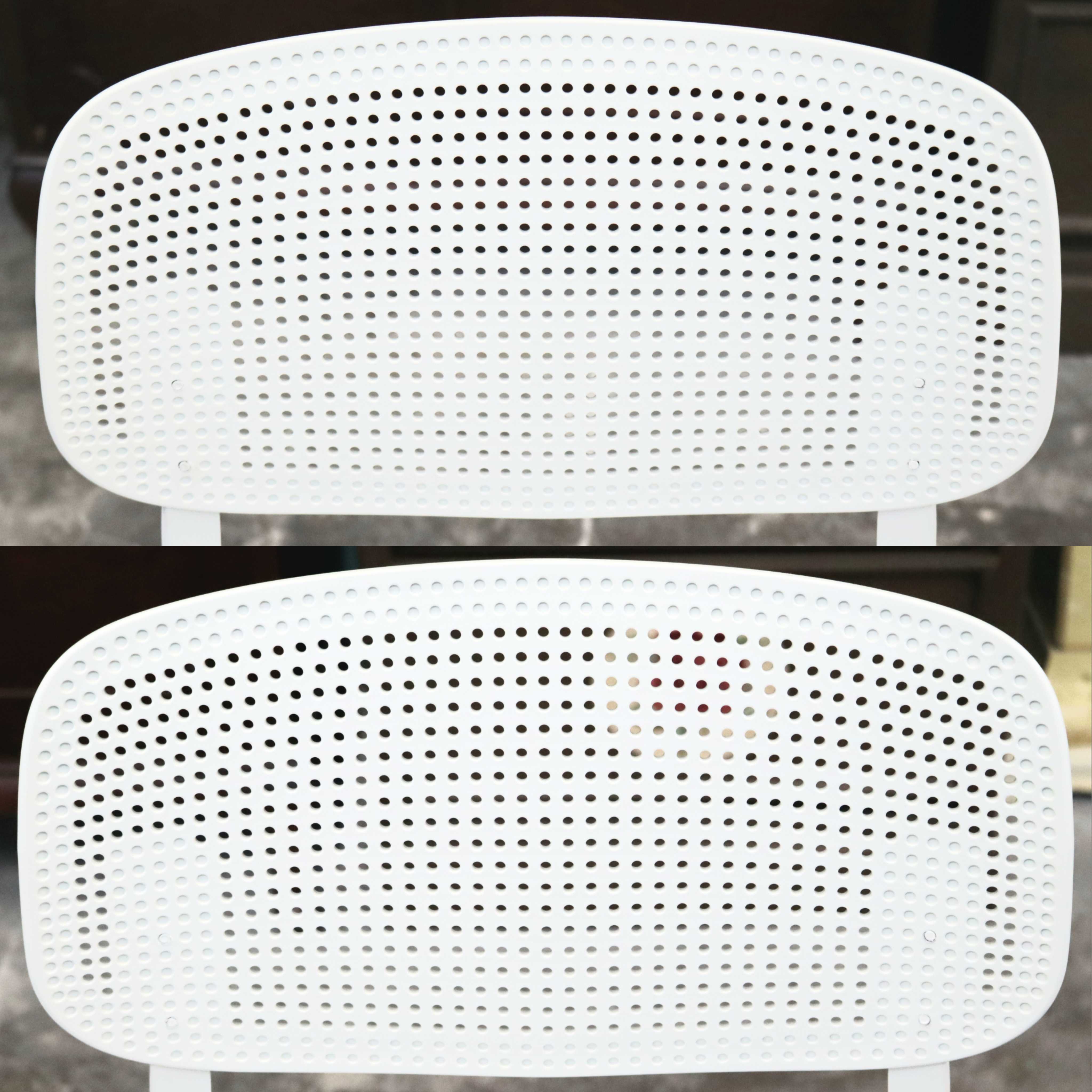 GMIS275C○KRISTALIA / クリスタリア COLANDER ダイニングチェア 椅子 2脚セット スタッキング モダン イタリア 白 展示品 定価約10万