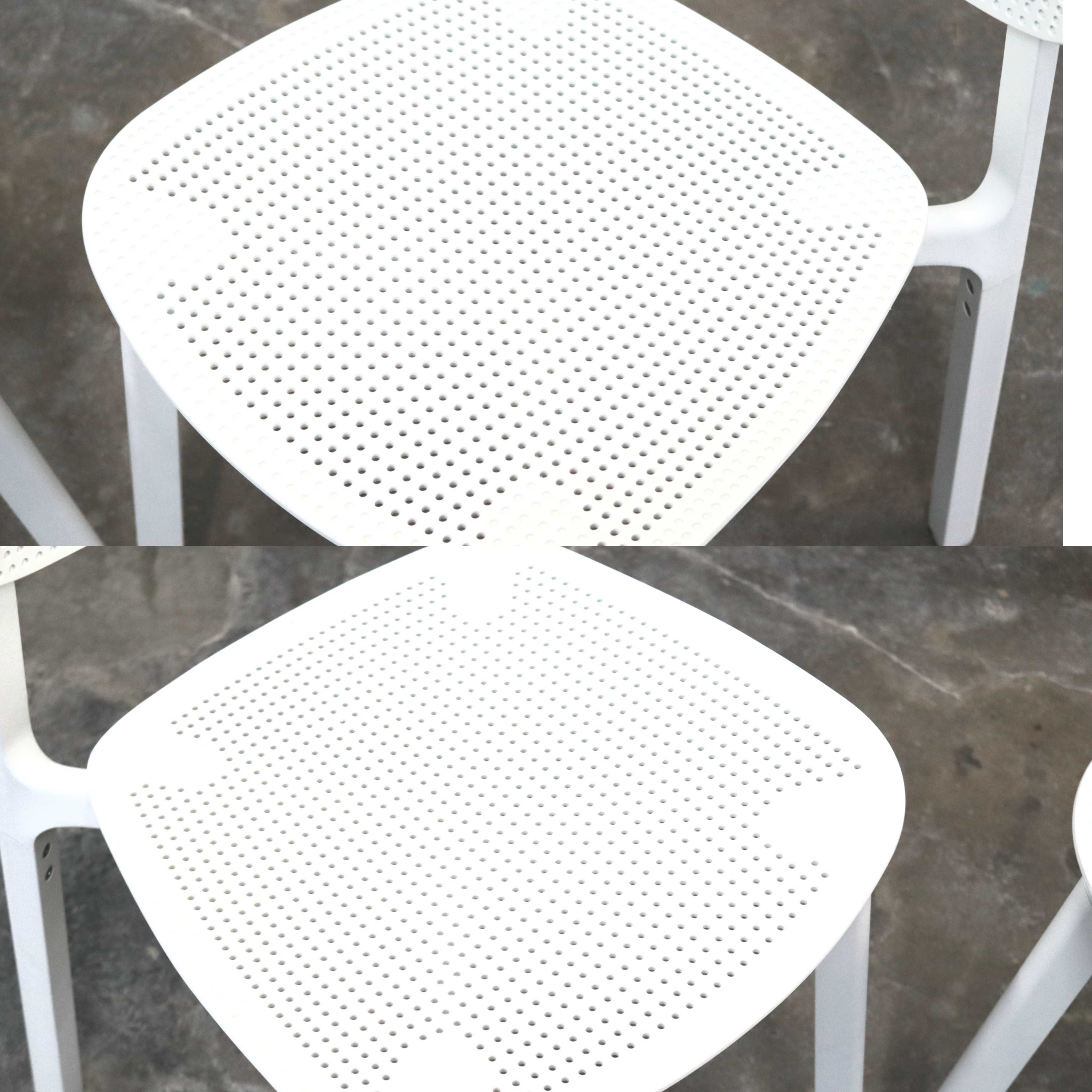 GMIS275C○KRISTALIA / クリスタリア COLANDER ダイニングチェア 椅子 2脚セット スタッキング モダン イタリア 白 展示品 定価約10万