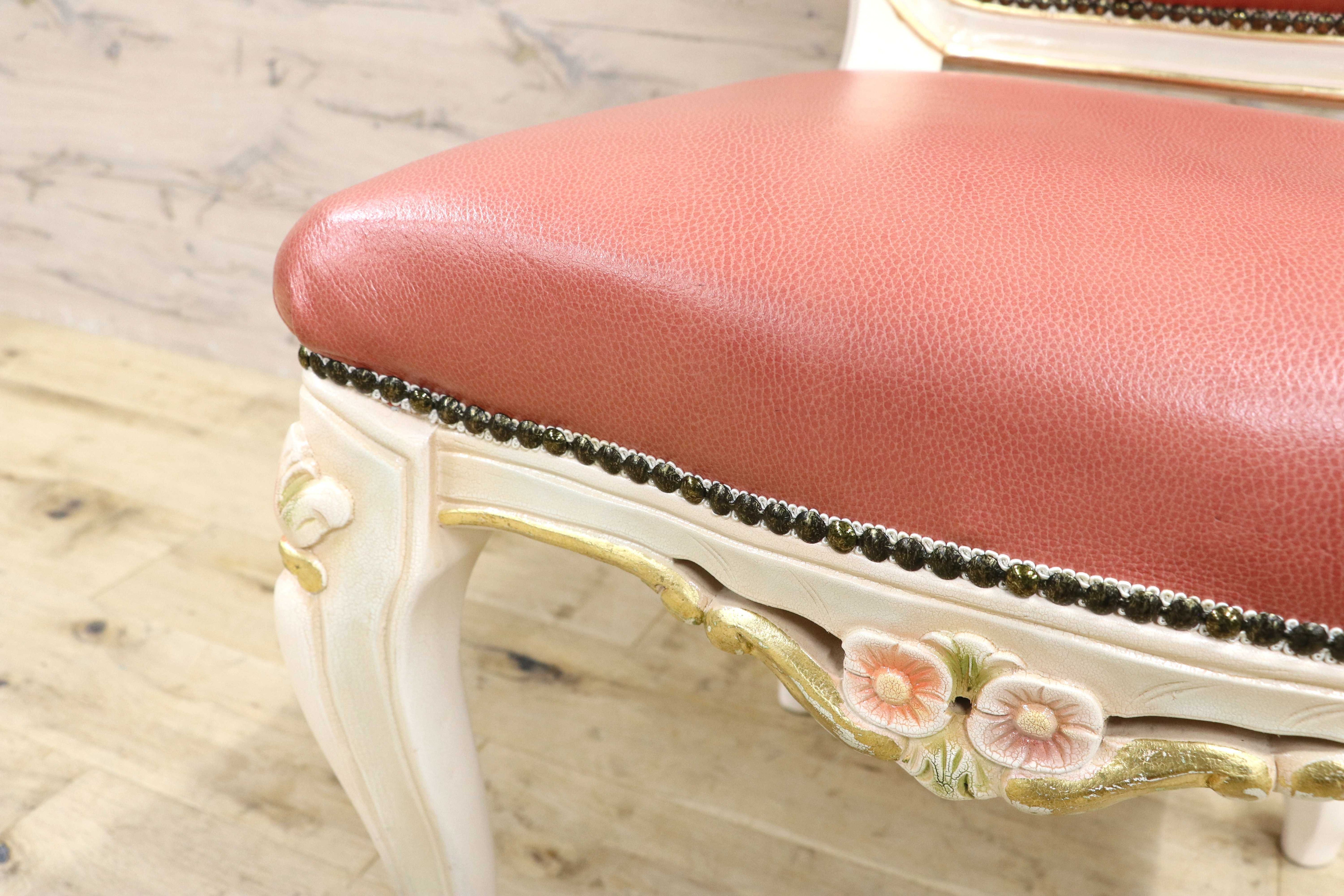 GMIS421C○ダイニングチェア アームレスチェア 椅子 木製 ドレッサー 猫脚 ヨーロピアン ロココ アンティーク調