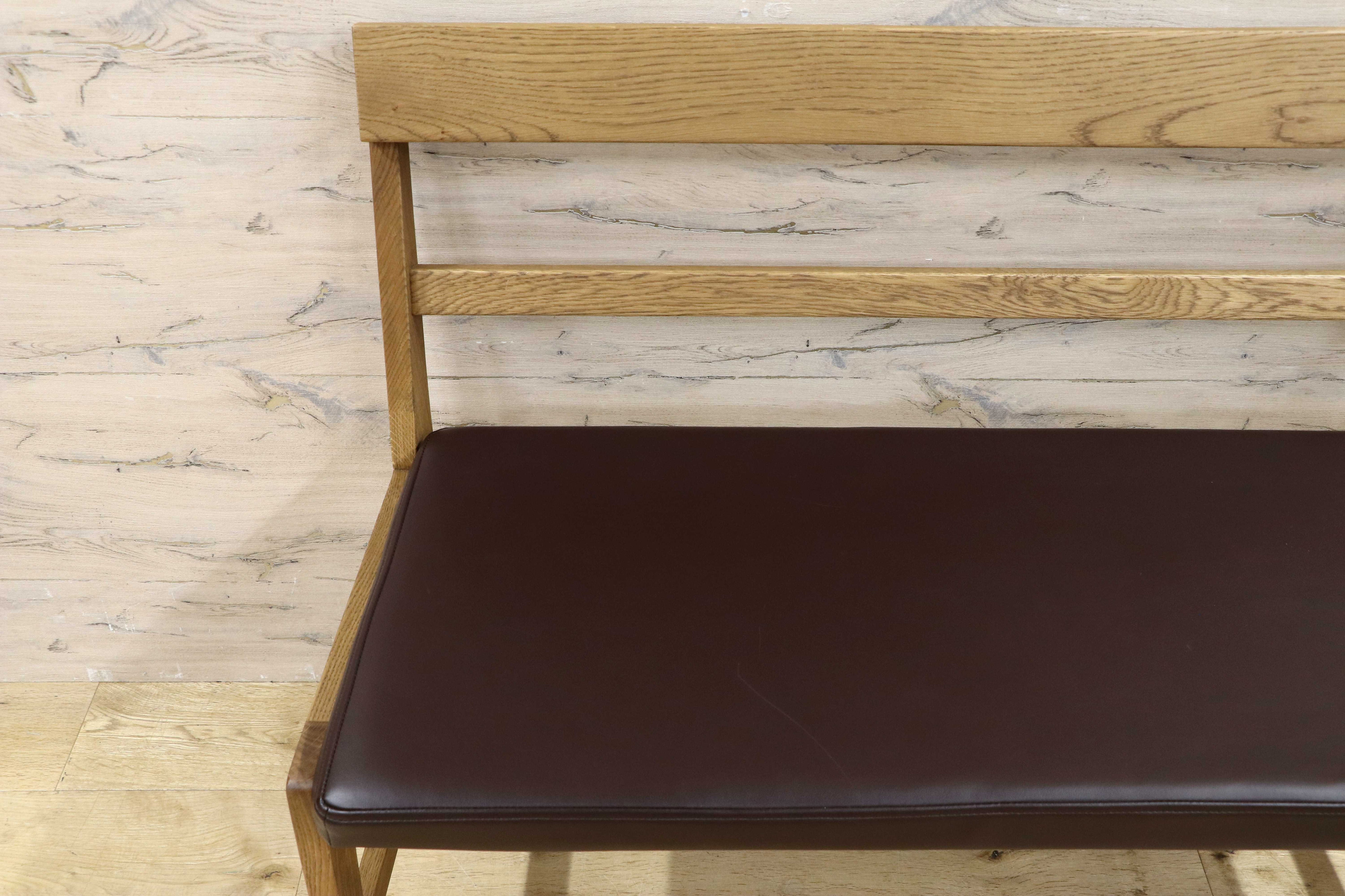 GMIK359○unico / ウニコ ADDAY アディ ダイニングチェア ベンチ 椅子 オーク材 カバーリング 北欧スタイル