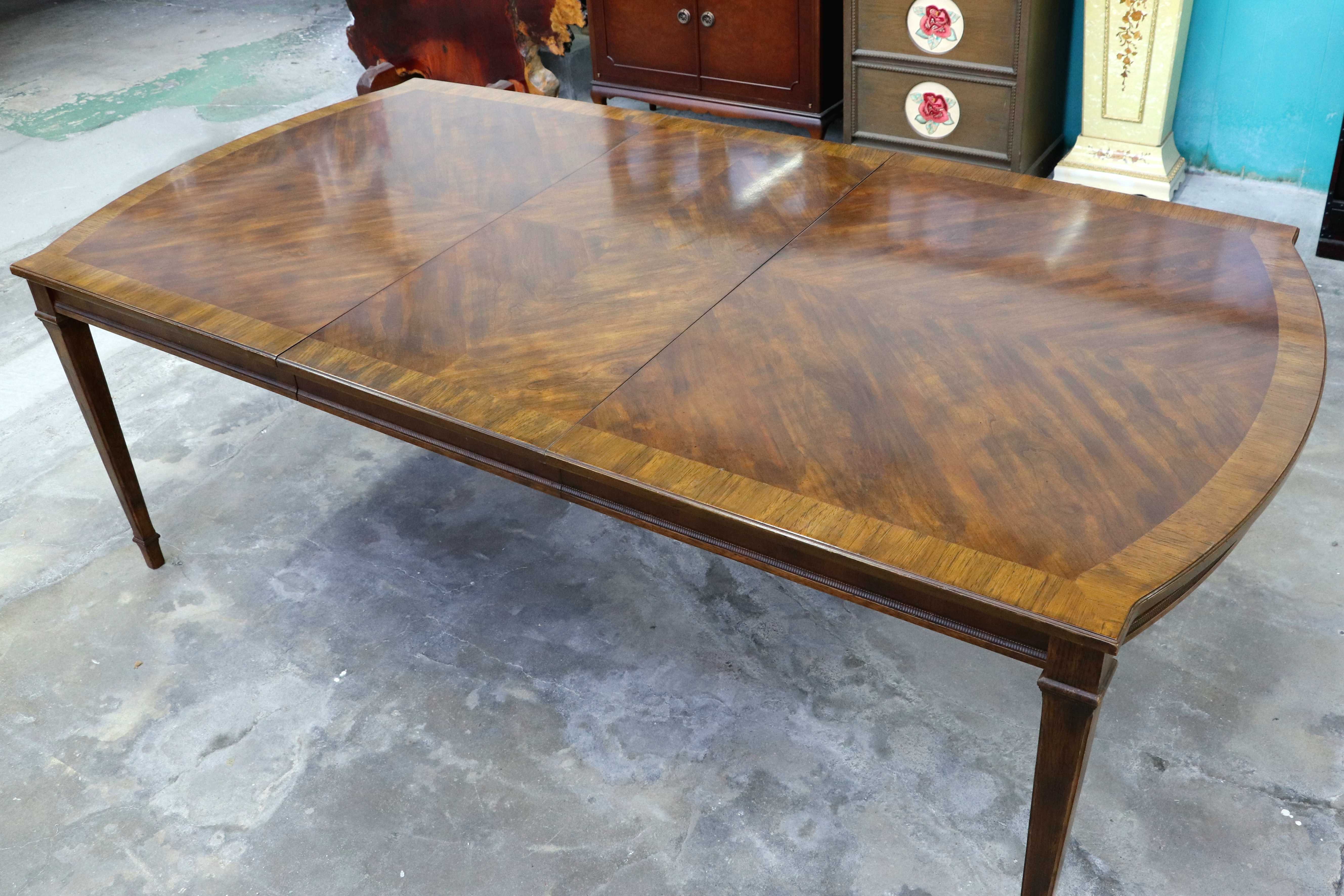 GMIK719○DREXEL HERITAGE / ドレクセルヘリテイジ 伸張式テーブル ダイニングテーブル エクステンションテーブル 食卓テーブル アメリカ