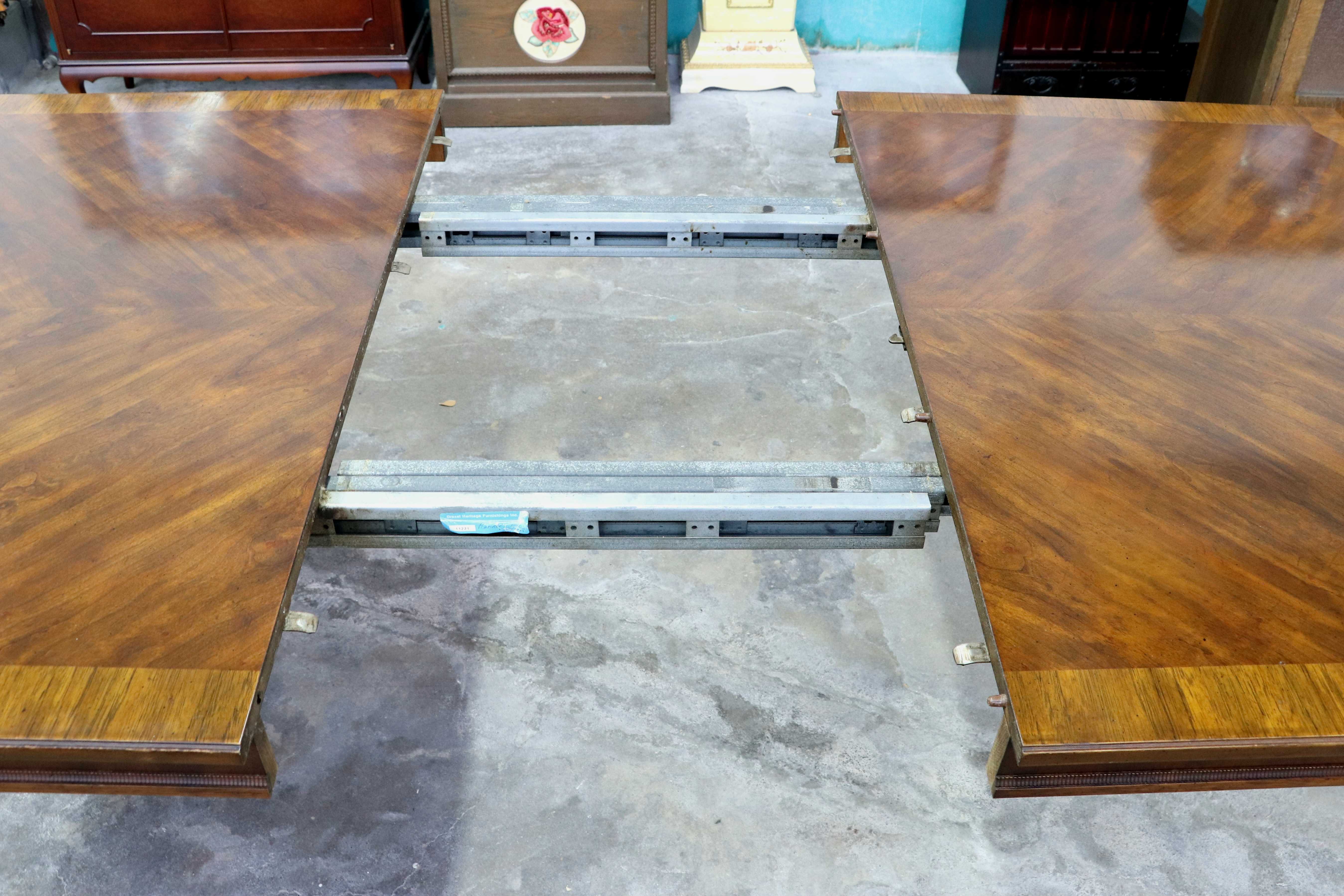 GMIK719○DREXEL HERITAGE / ドレクセルヘリテイジ 伸張式テーブル ダイニングテーブル エクステンションテーブル 食卓テーブル アメリカ