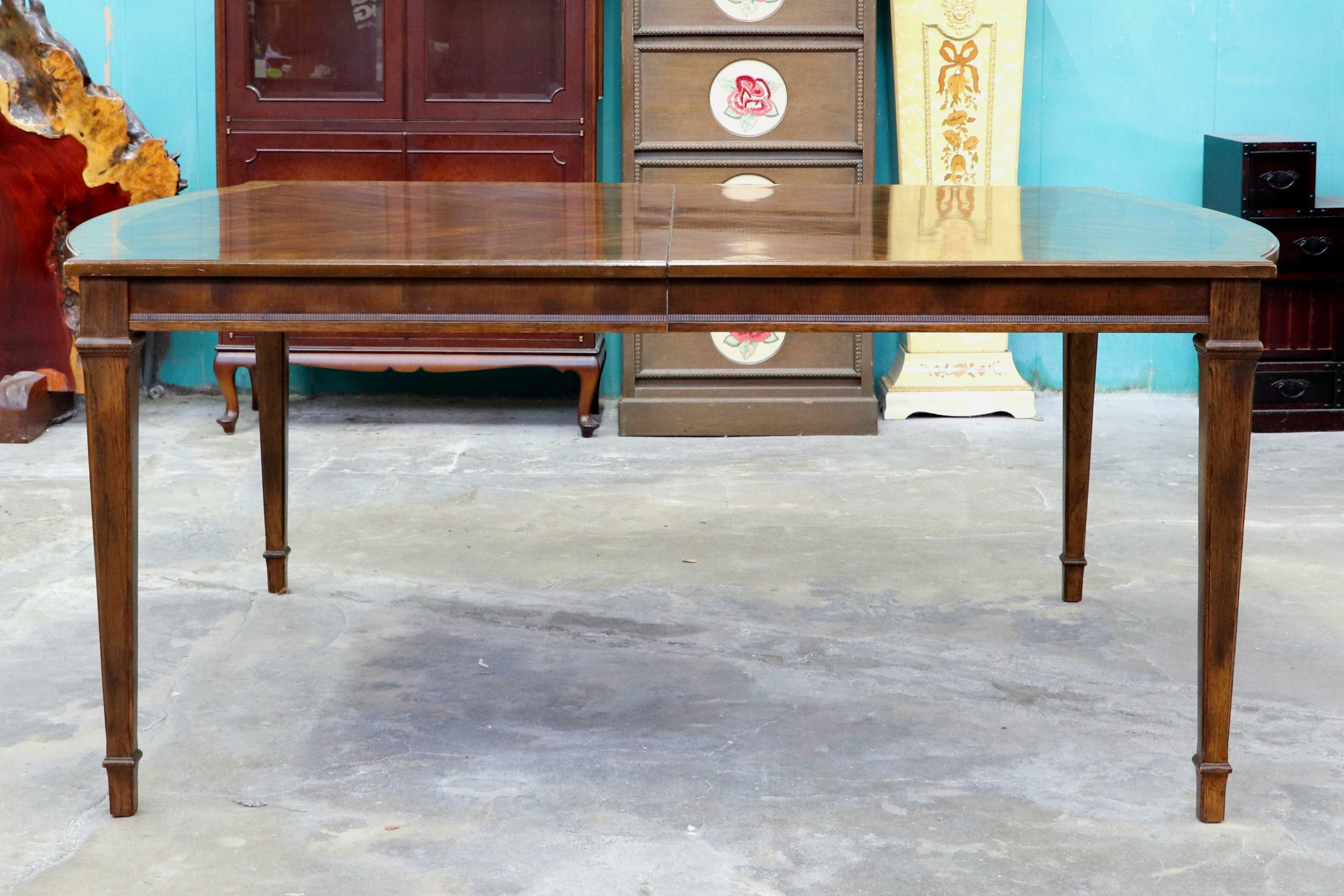 GMIK719○DREXEL HERITAGE / ドレクセルヘリテイジ 伸張式テーブル ダイニングテーブル エクステンションテーブル 食卓テーブル アメリカ