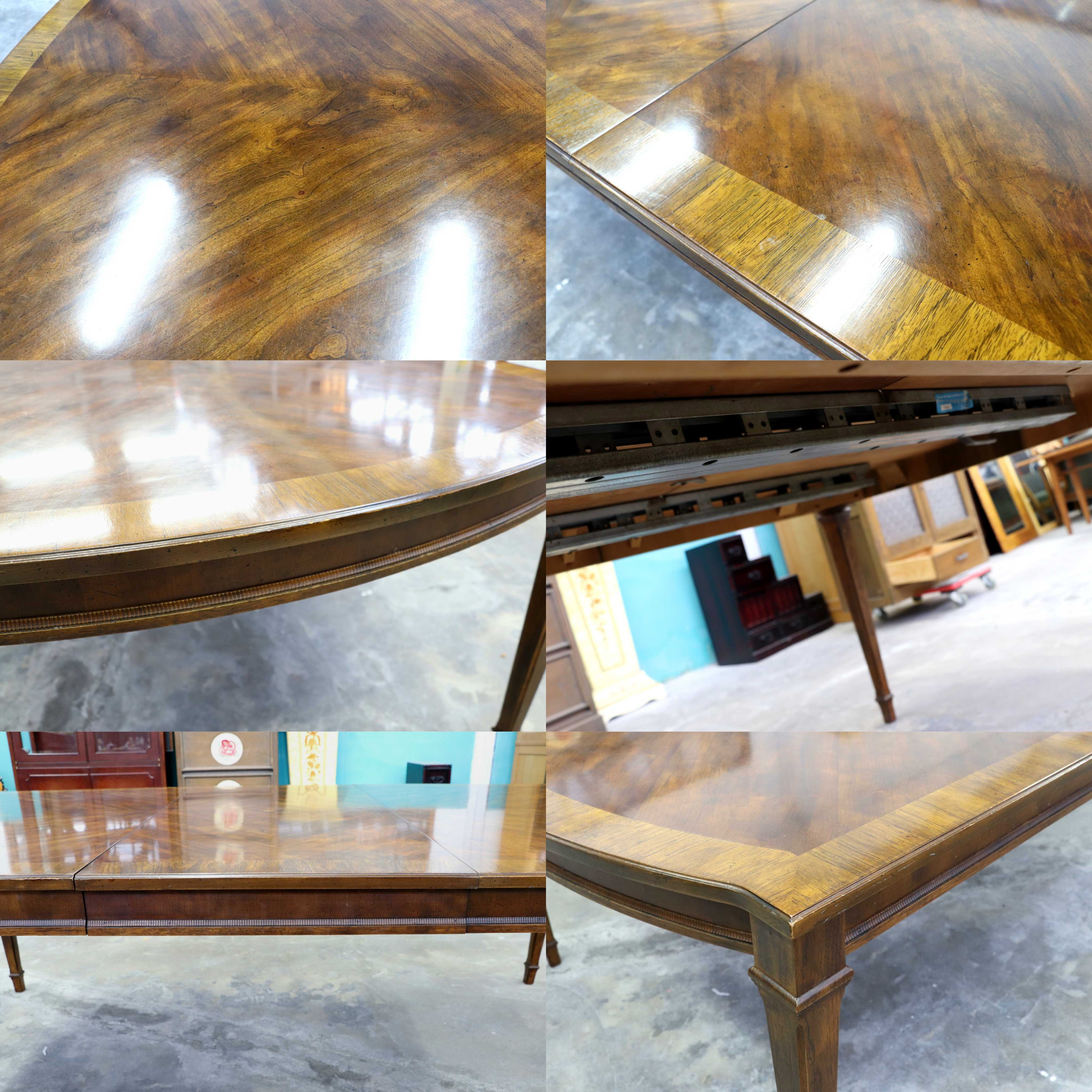 GMIK719○DREXEL HERITAGE / ドレクセルヘリテイジ 伸張式テーブル ダイニングテーブル エクステンションテーブル 食卓テーブル アメリカ