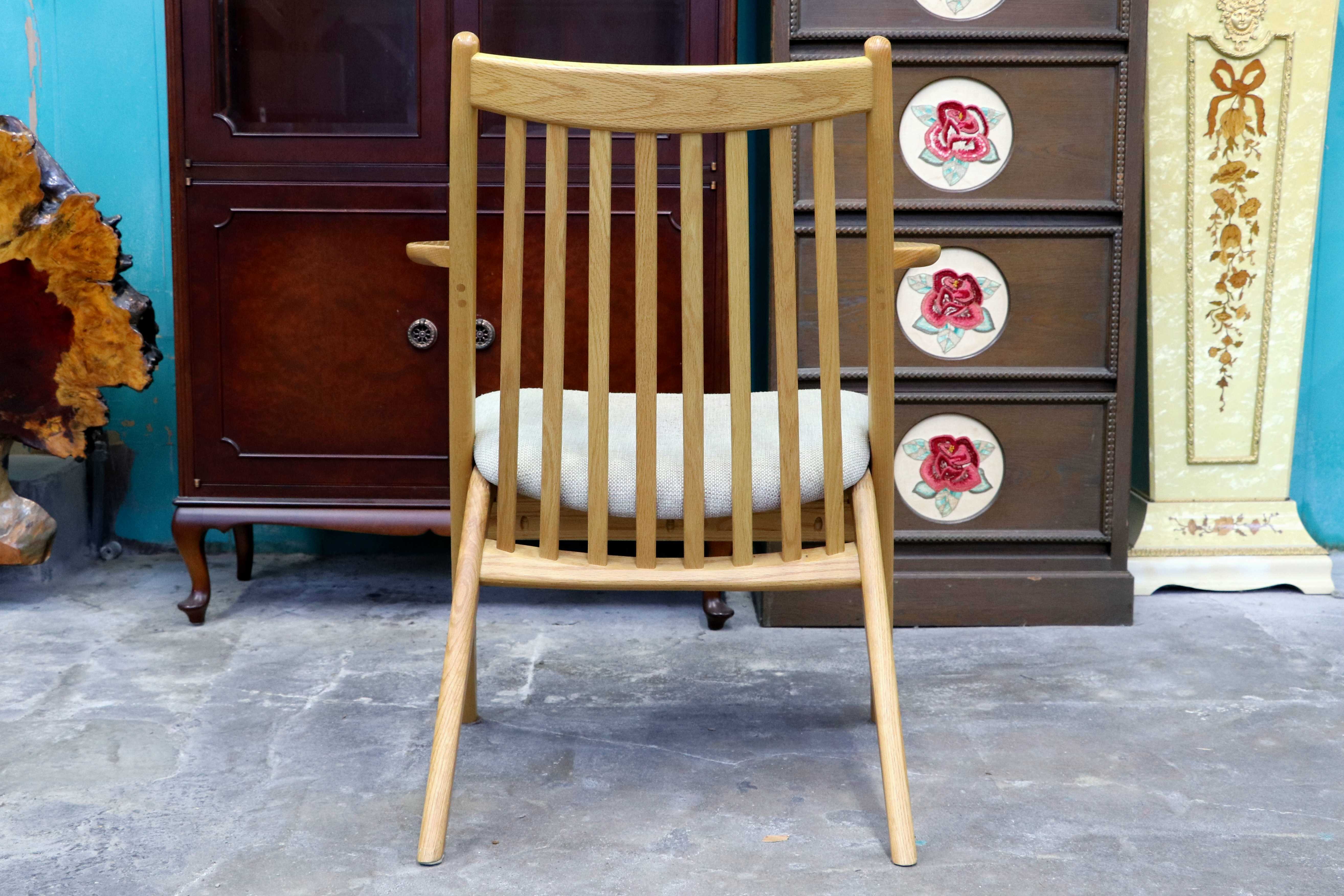 GMIS452A○HIDAKAGU / 飛騨家具 高山Wood Studio ウッドスタジオ Gallia ガリア アームチェア ダイニングチェア オーク材 国産家具 展示品