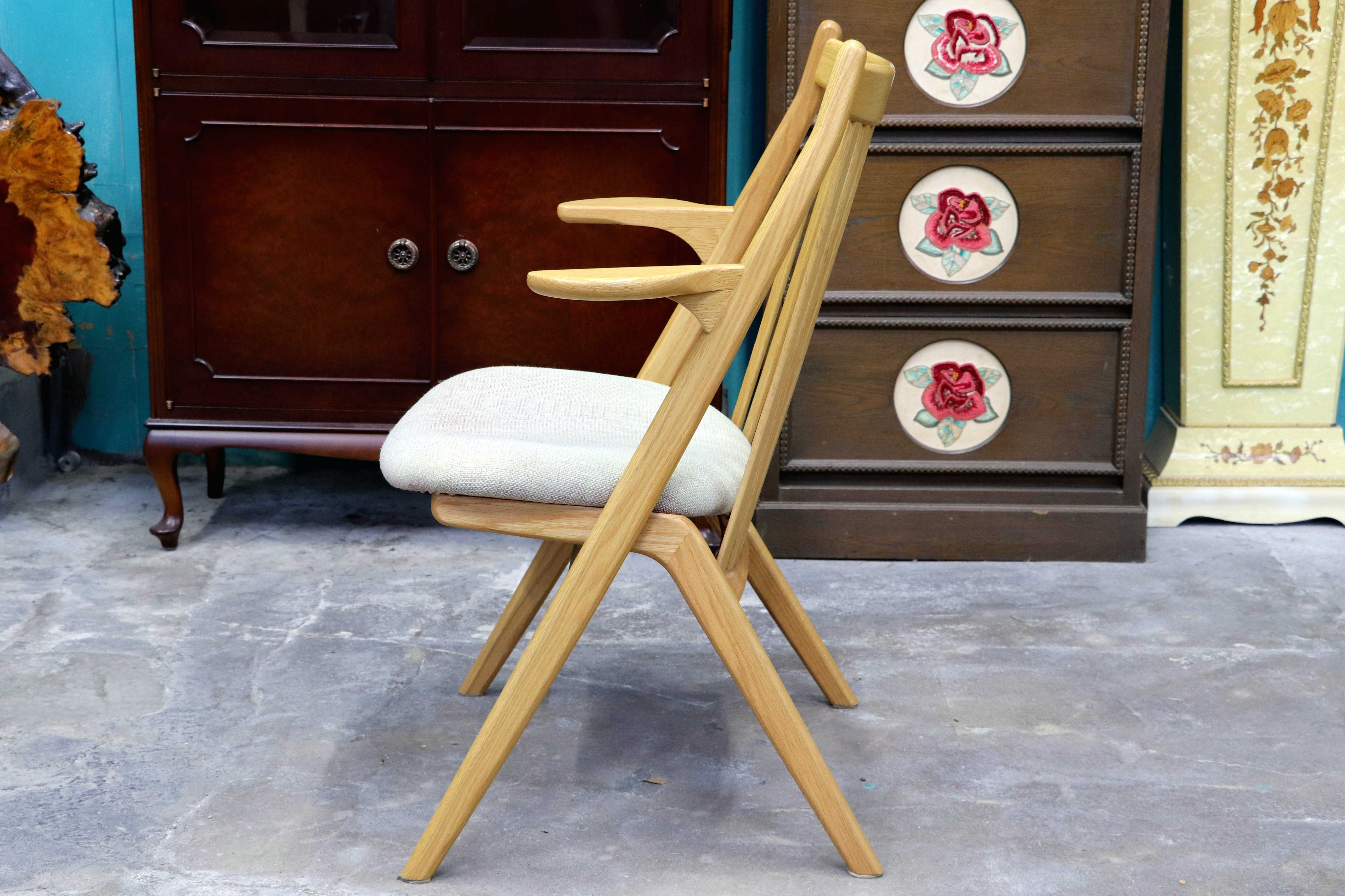 GMIS452B○HIDAKAGU / 飛騨家具 高山Wood Studio ウッドスタジオ Gallia ガリア アームチェア ダイニングチェア オーク材 国産家具 展示品