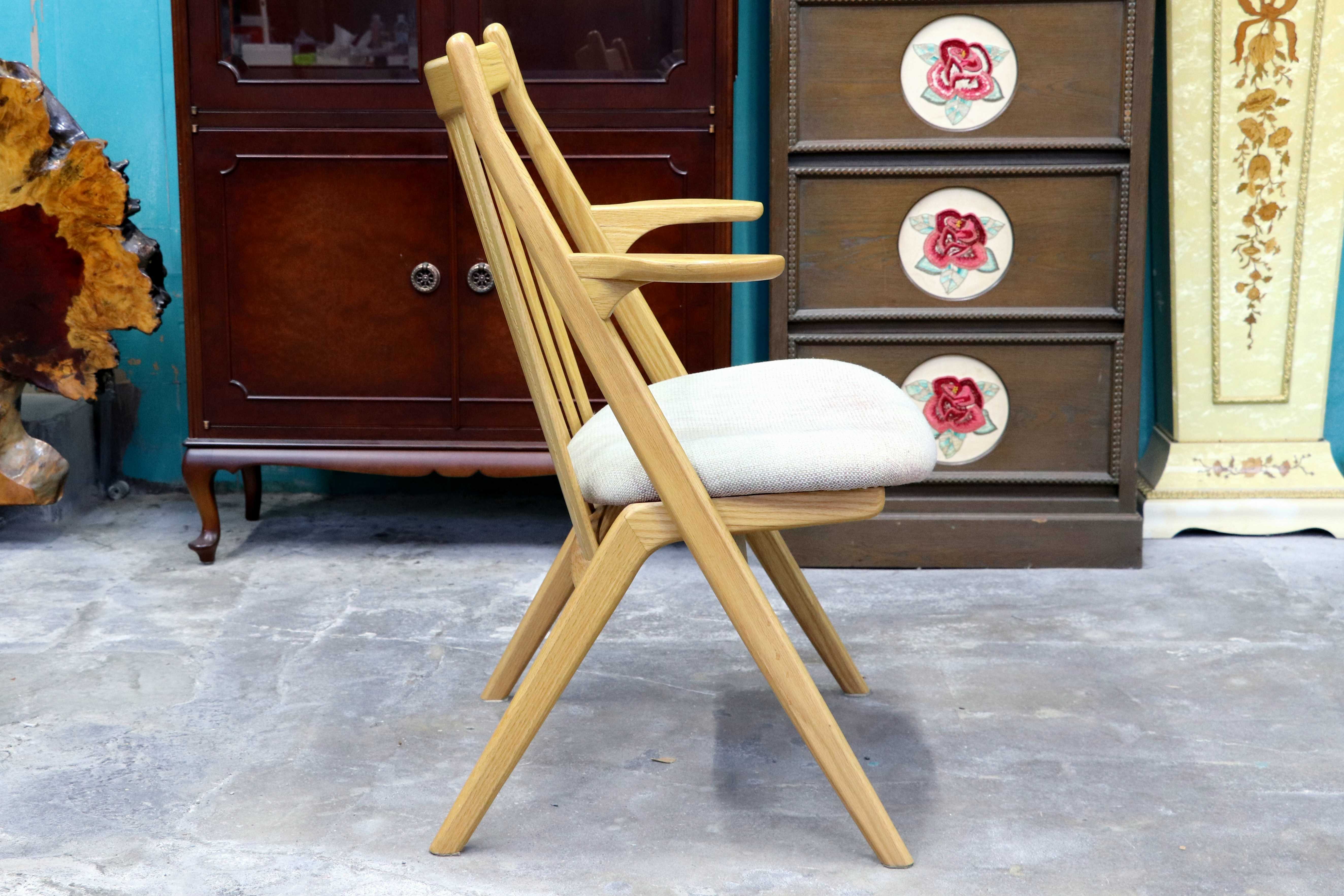 GMIS452B○HIDAKAGU / 飛騨家具 高山Wood Studio ウッドスタジオ Gallia ガリア アームチェア ダイニングチェア オーク材 国産家具 展示品