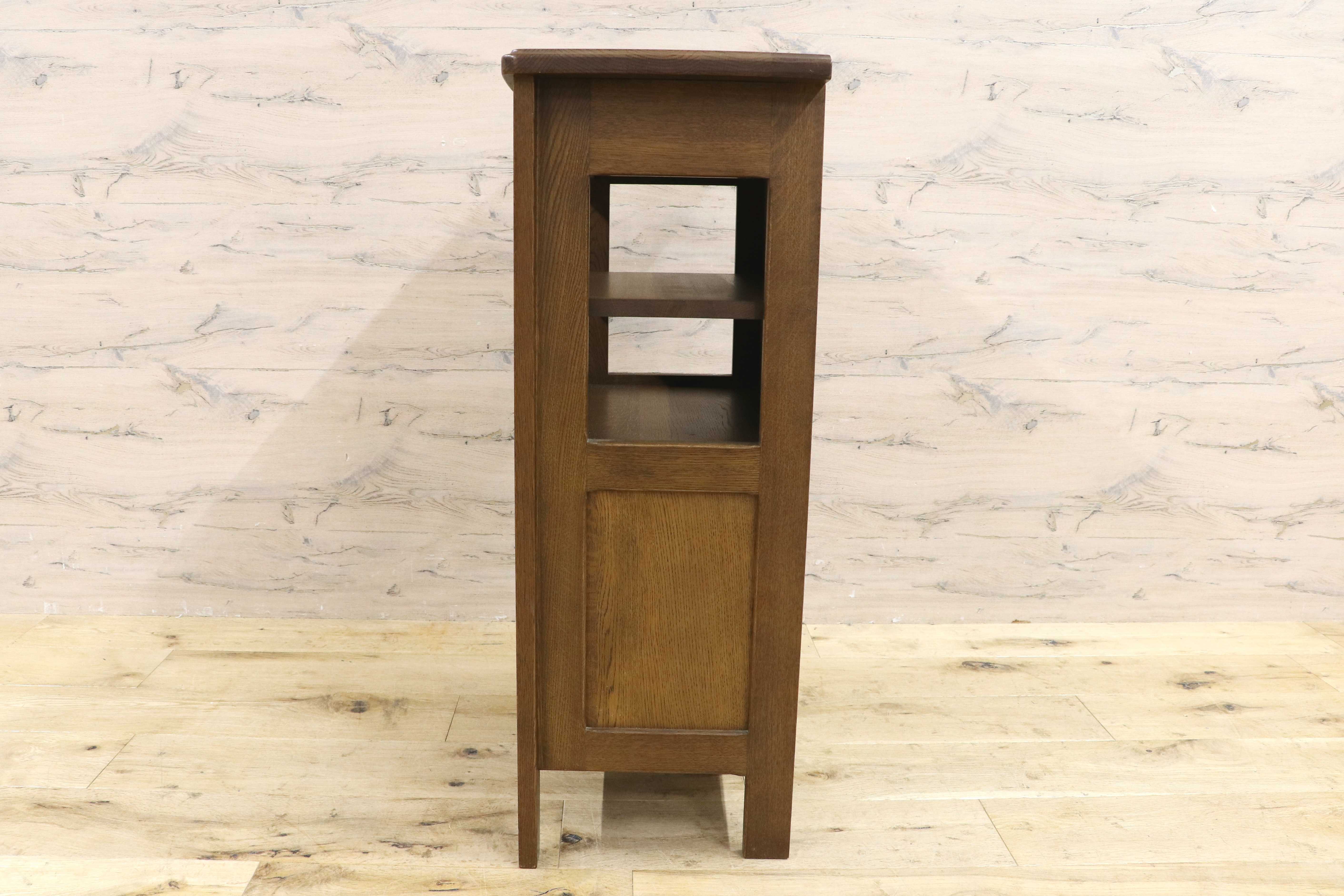 GMIS472○起立木工 / KIRITSU FURNITURE リード 電話台 FAX台 引き出し収納 飾り棚 カントリー ヴィンテージ レトロ 木製家具