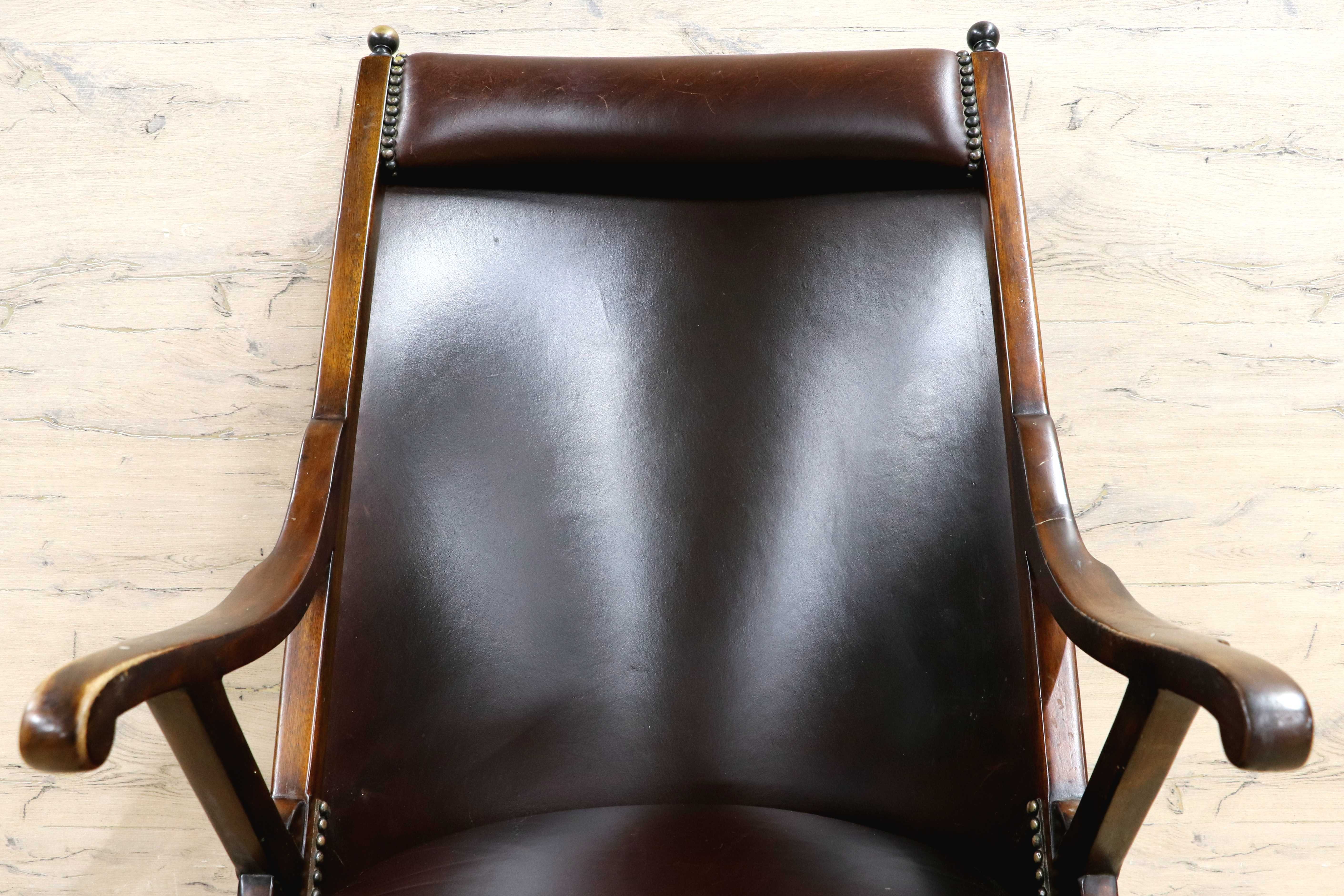 GMIS478○Theodore Alexander / セオドア・アレキサンダー Observatory Hill Collection マホガニーフレーム ヴィンテージ チェア 椅子