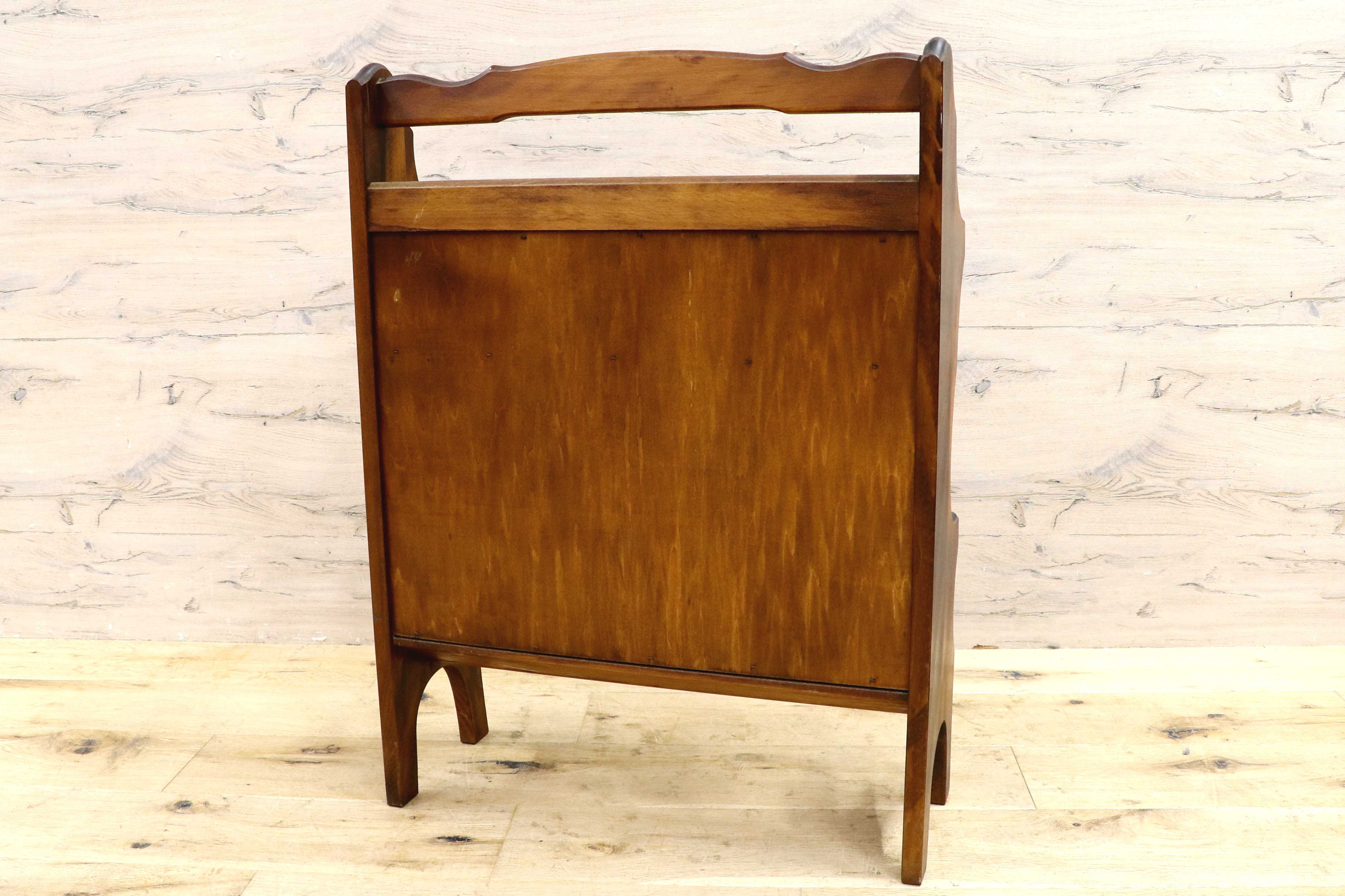 GMIS482○karimoku / カリモク コロニアル スリッパラック スリッパ立て 2段 木製 玄関収納 靴収納 レトロ