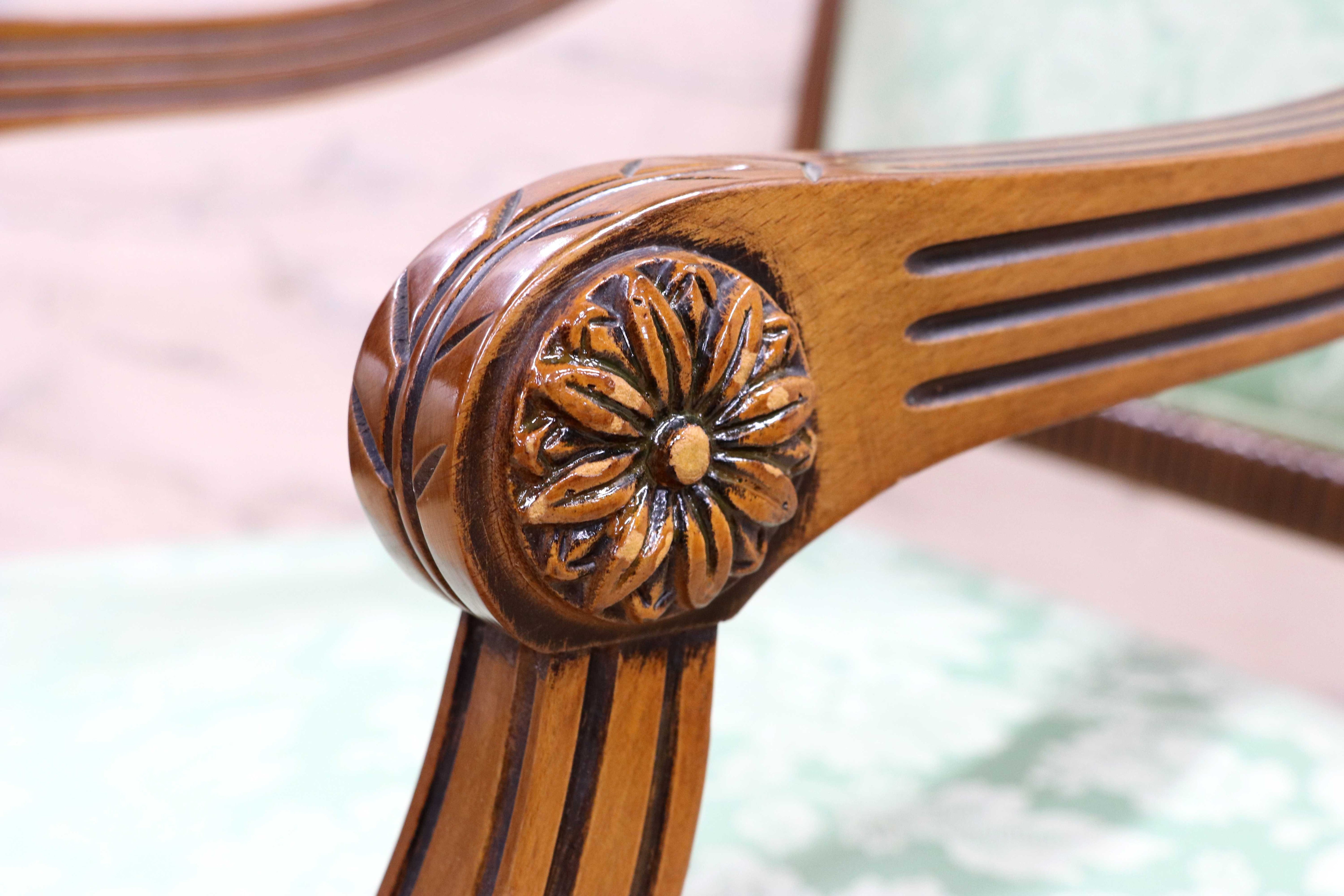 GMIH391A○Bakokko / バコッコ イタリア製 ダイニングチェア シングルソファ アームチェア クラシック エレガント イタリア家具 高級家具