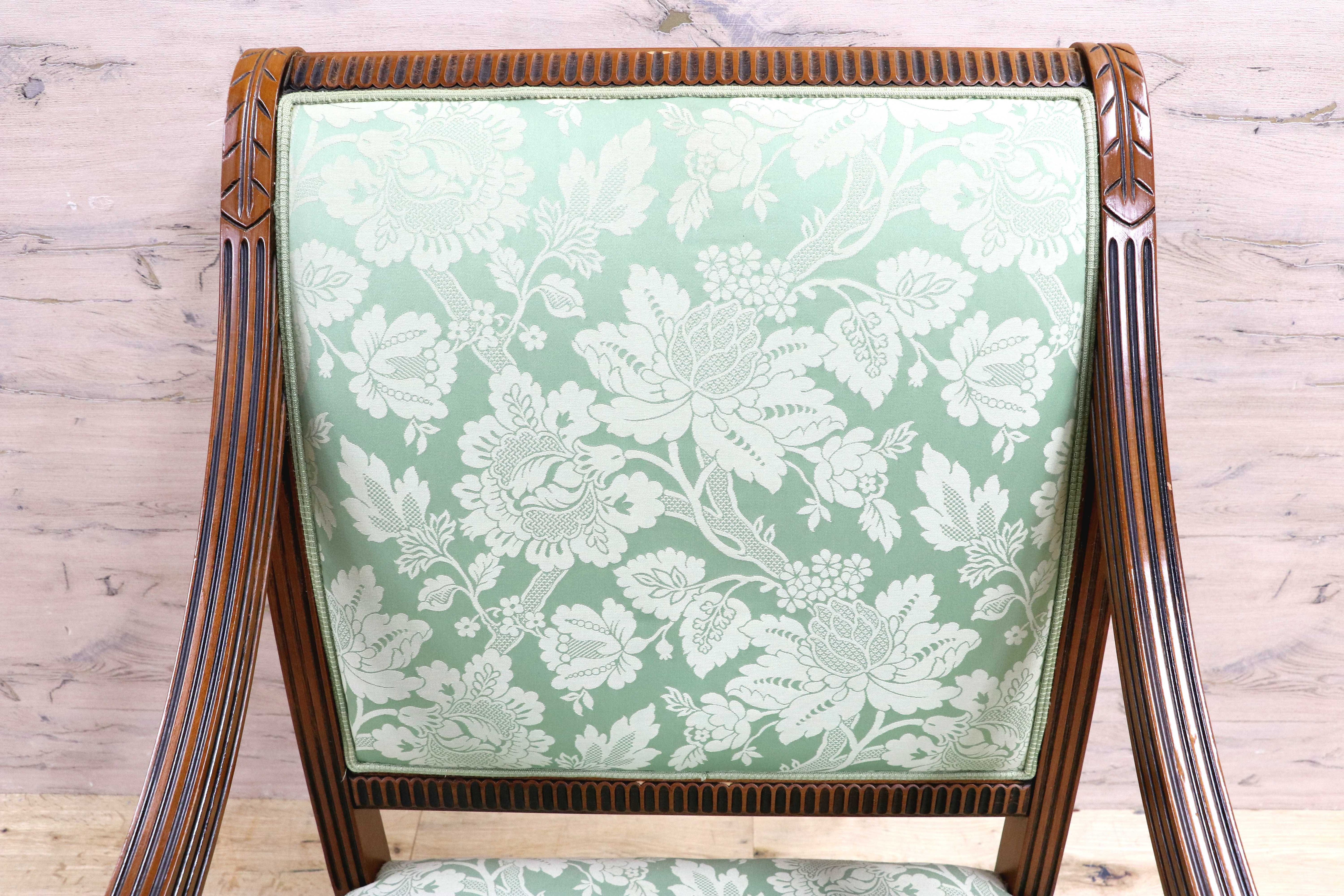 GMIH391A○Bakokko / バコッコ イタリア製 ダイニングチェア シングルソファ アームチェア クラシック エレガント イタリア家具 高級家具