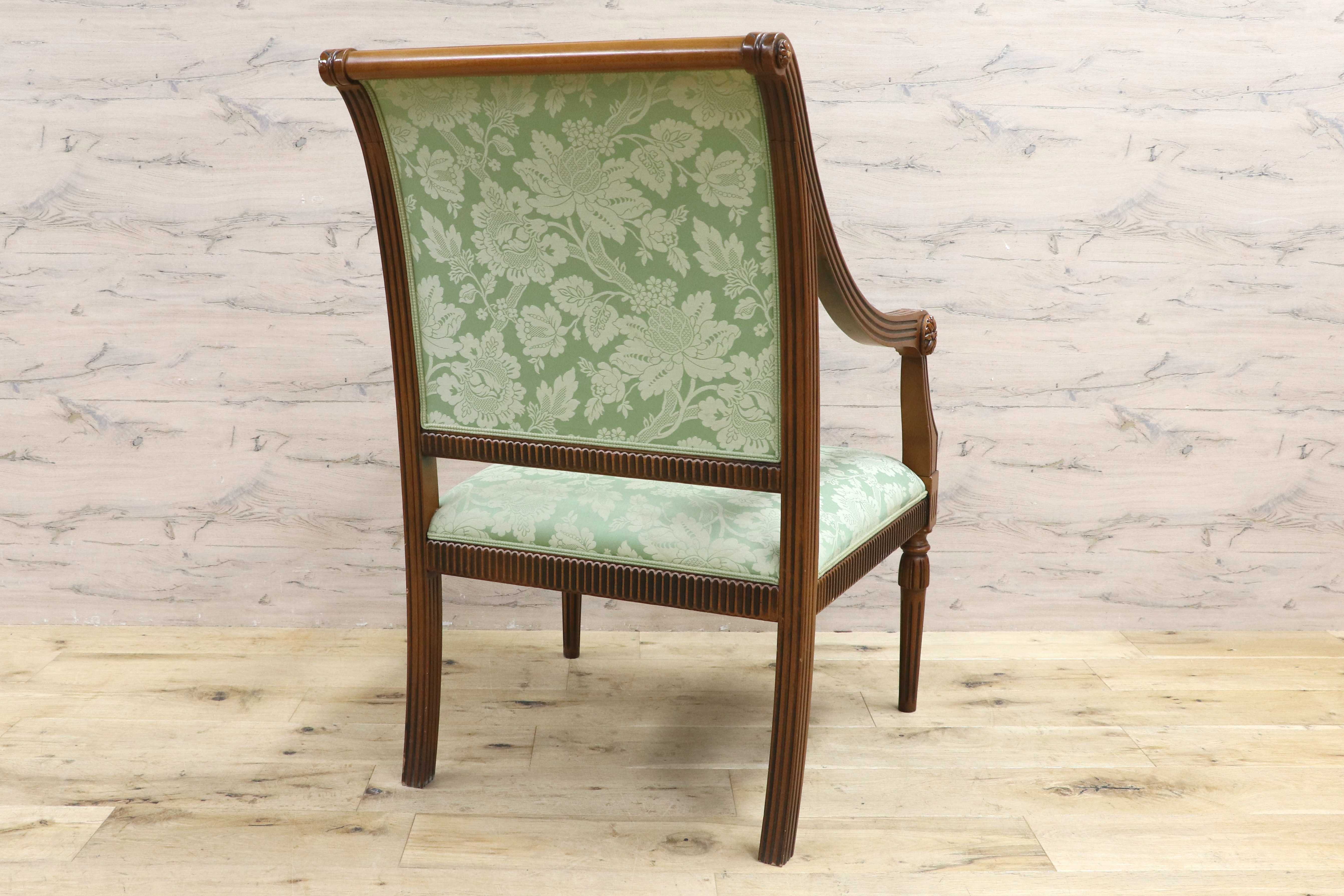 GMIH391A○Bakokko / バコッコ イタリア製 ダイニングチェア シングルソファ アームチェア クラシック エレガント イタリア家具 高級家具