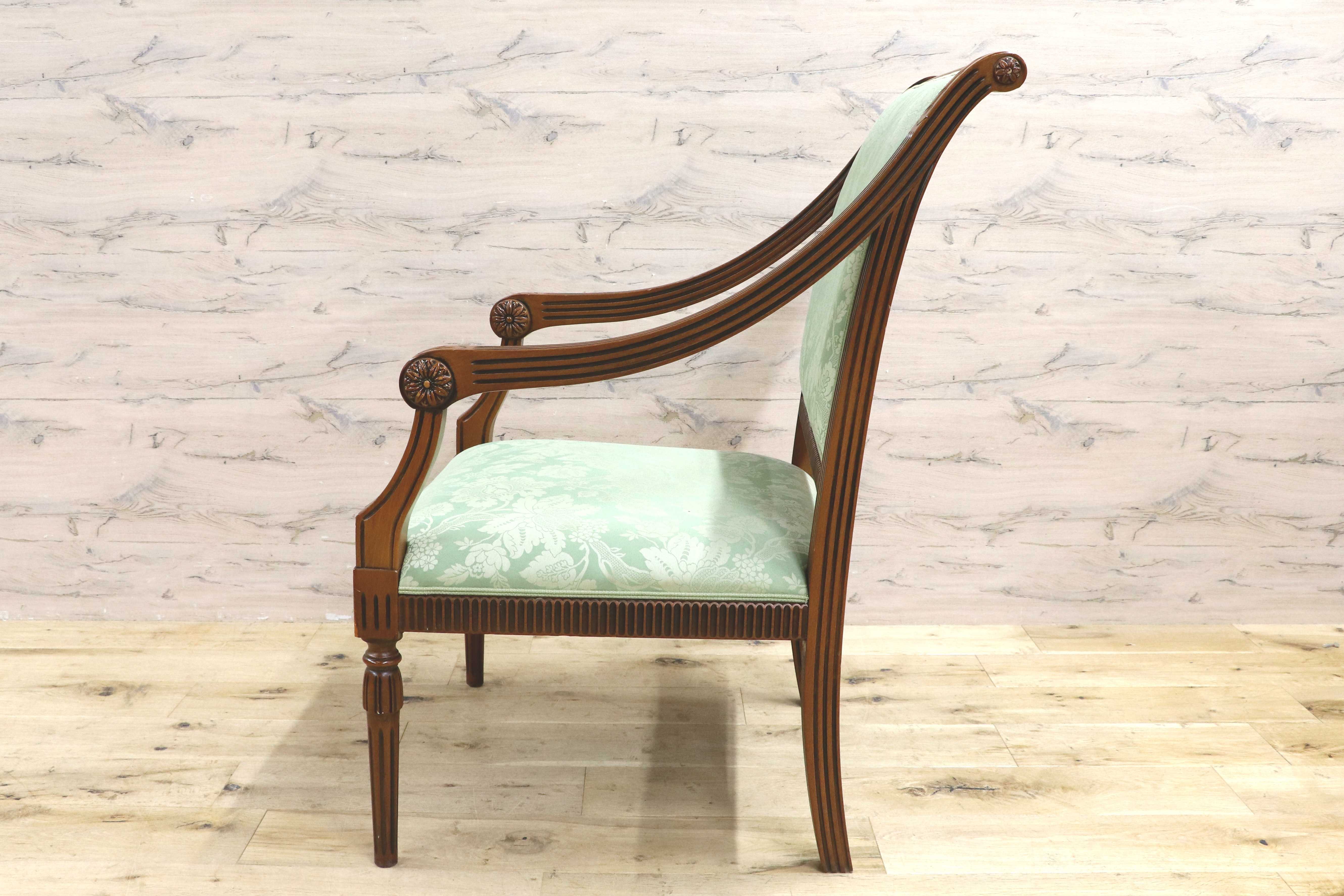 GMIH391A○Bakokko / バコッコ イタリア製 ダイニングチェア シングルソファ アームチェア クラシック エレガント イタリア家具 高級家具