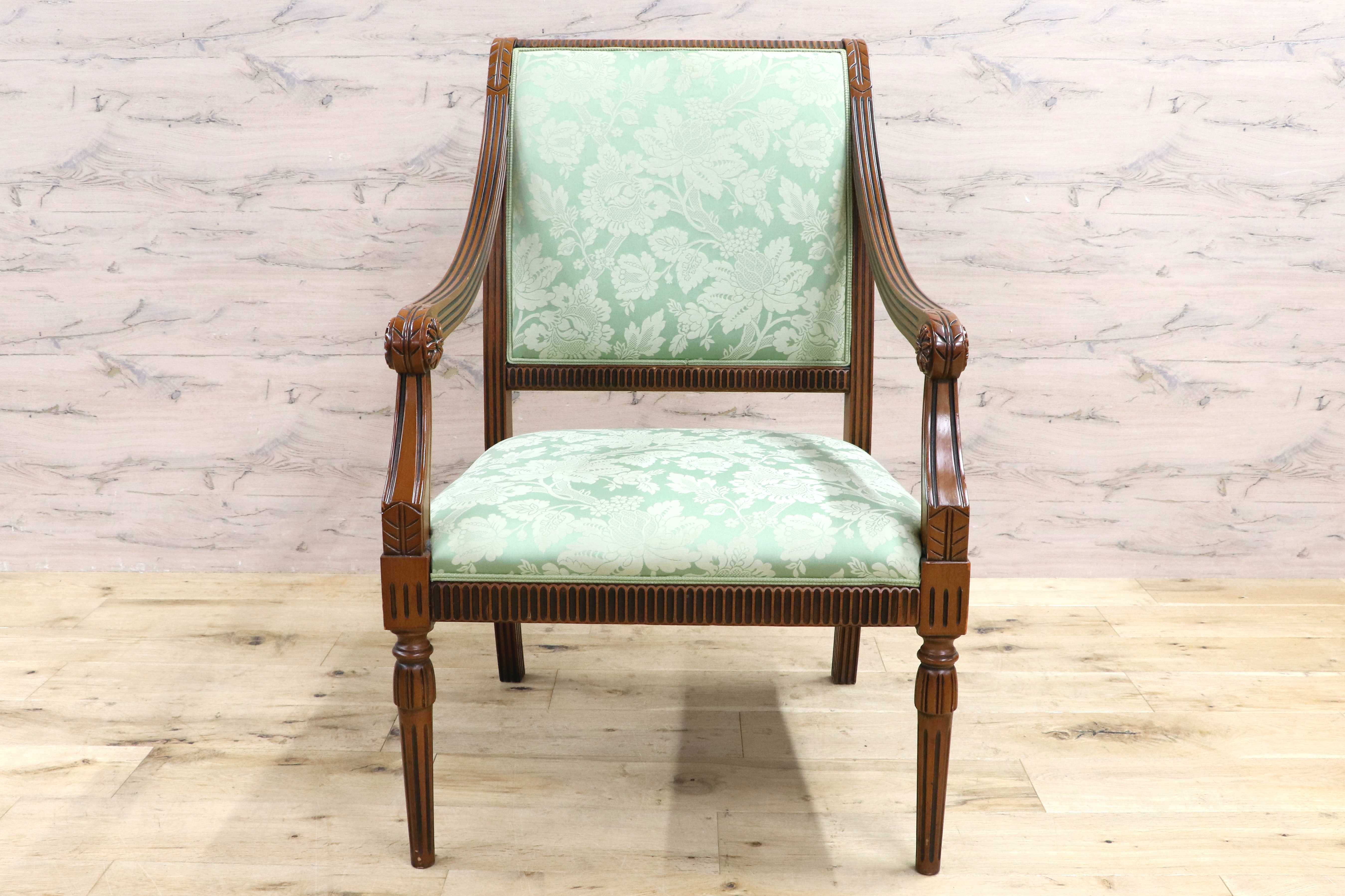 GMIH391A○Bakokko / バコッコ イタリア製 ダイニングチェア シングルソファ アームチェア クラシック エレガント イタリア家具 高級家具