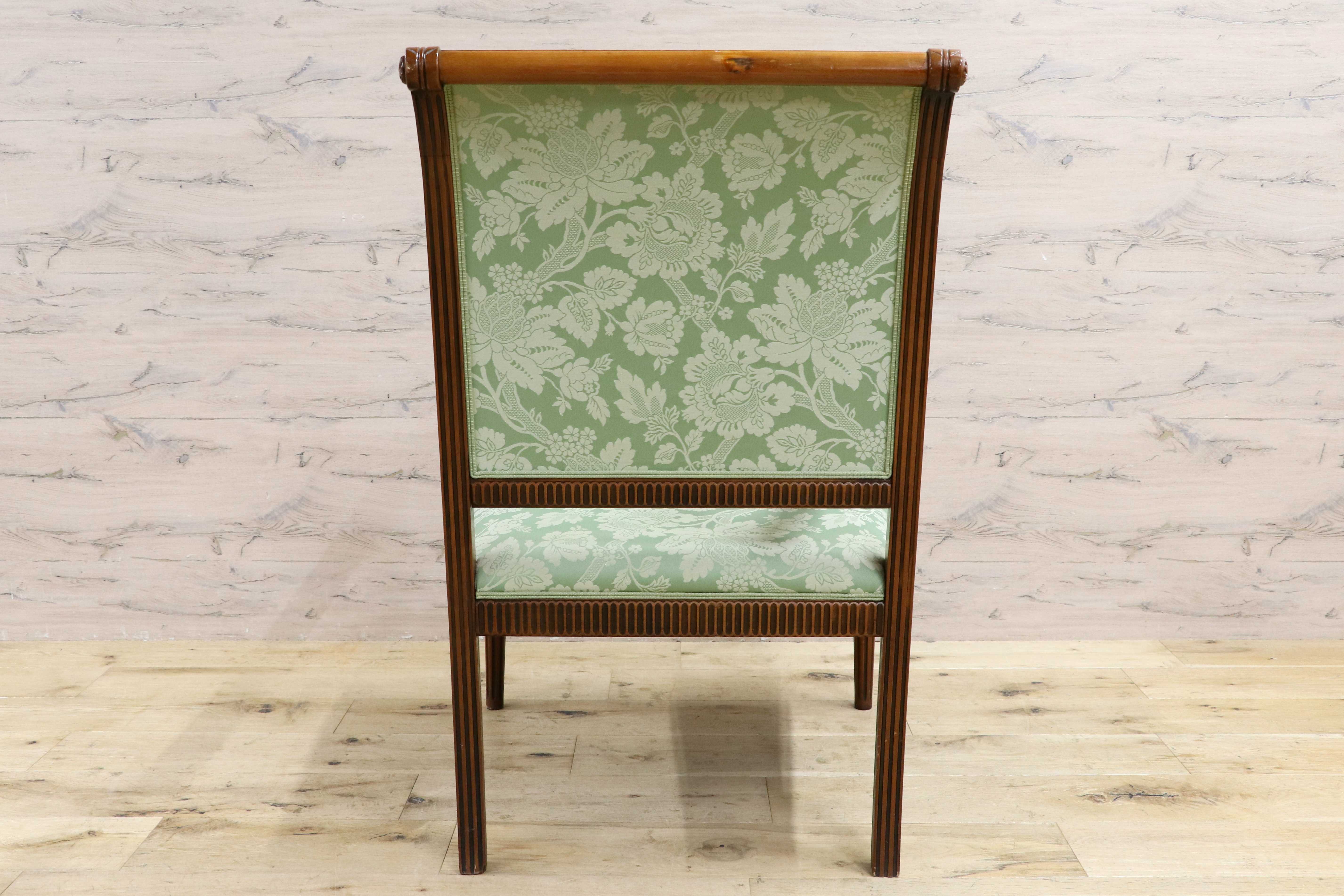 GMIH391B○Bakokko / バコッコ イタリア製 ダイニングチェア シングルソファ アームチェア クラシック エレガント イタリア家具 高級家具