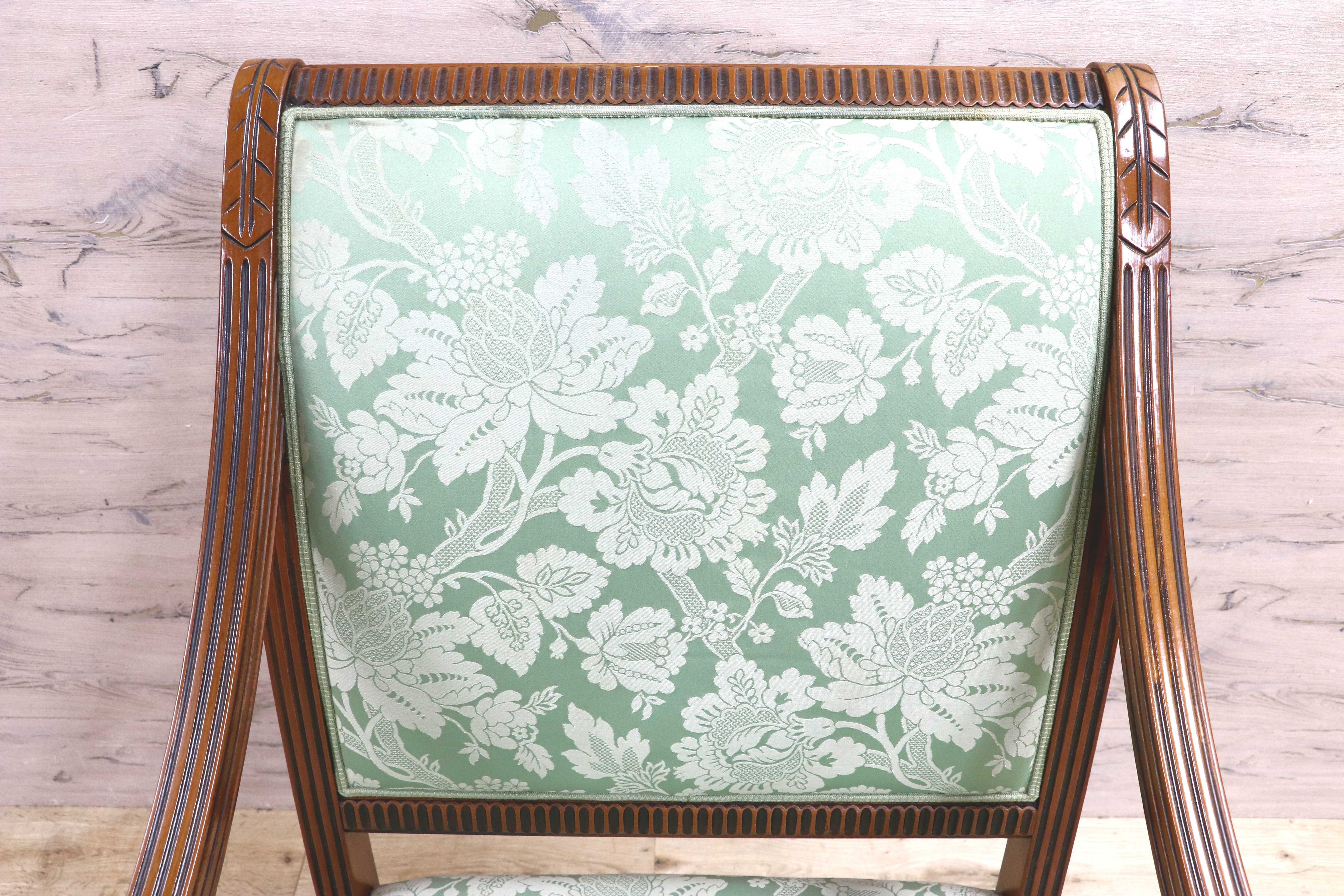 GMIH391B○Bakokko / バコッコ イタリア製 ダイニングチェア シングルソファ アームチェア クラシック エレガント イタリア家具 高級家具