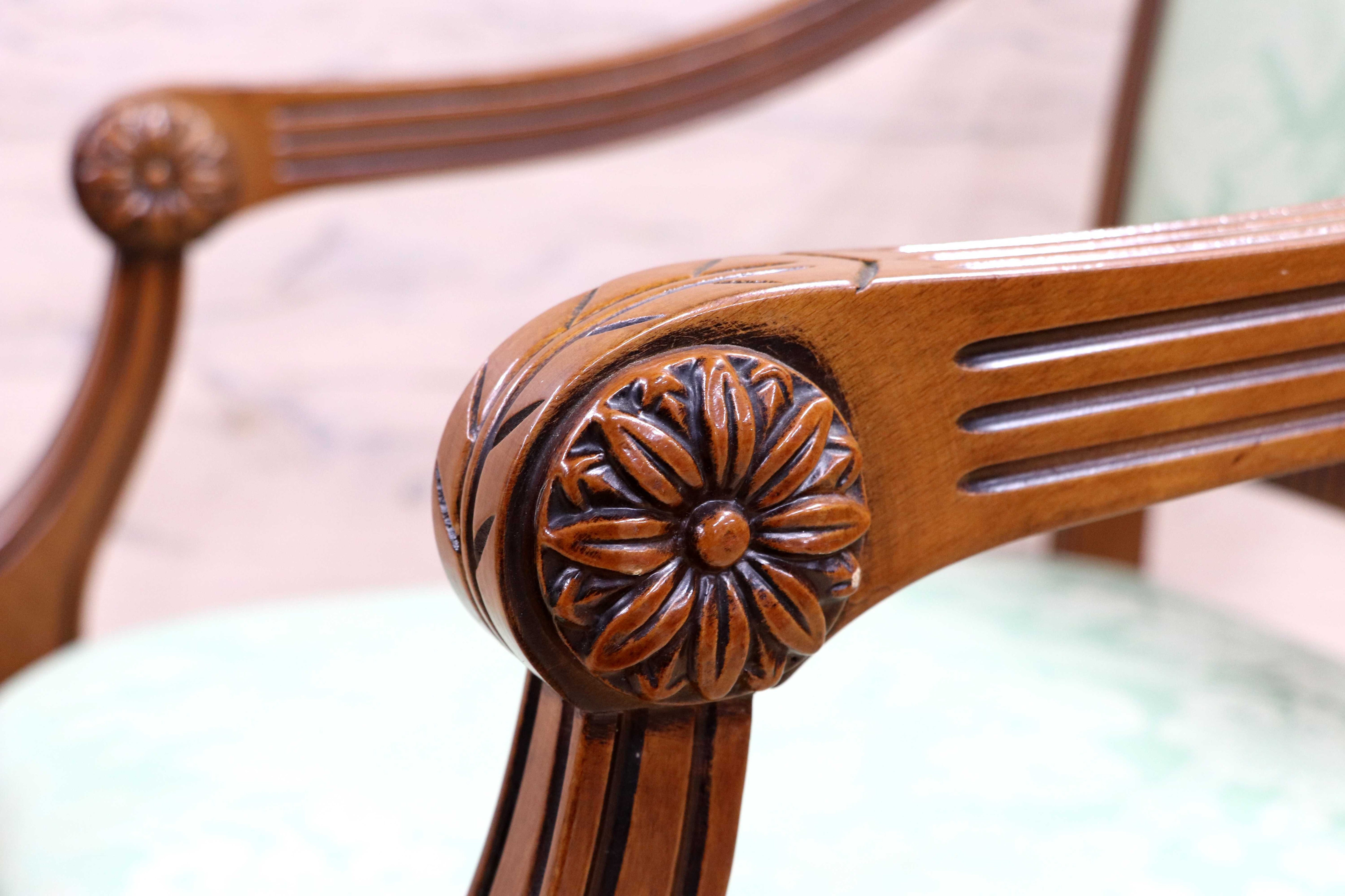 GMIH391B○Bakokko / バコッコ イタリア製 ダイニングチェア シングルソファ アームチェア クラシック エレガント イタリア家具 高級家具