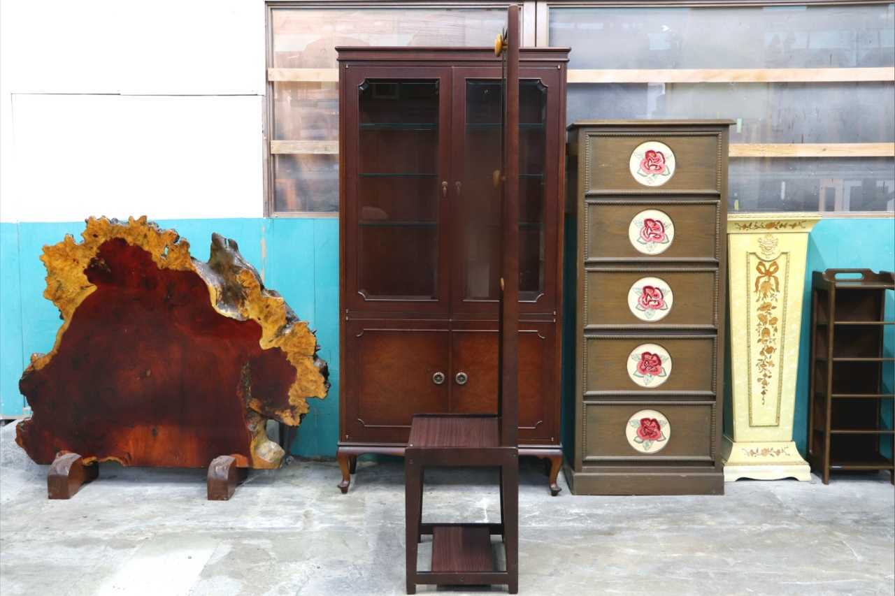 GMIK337○karimoku / カリモク オールドカリモク ローズウッド ホールスタンド コートラック ミラー付き ウォールハンガー 帽子掛け レトロ