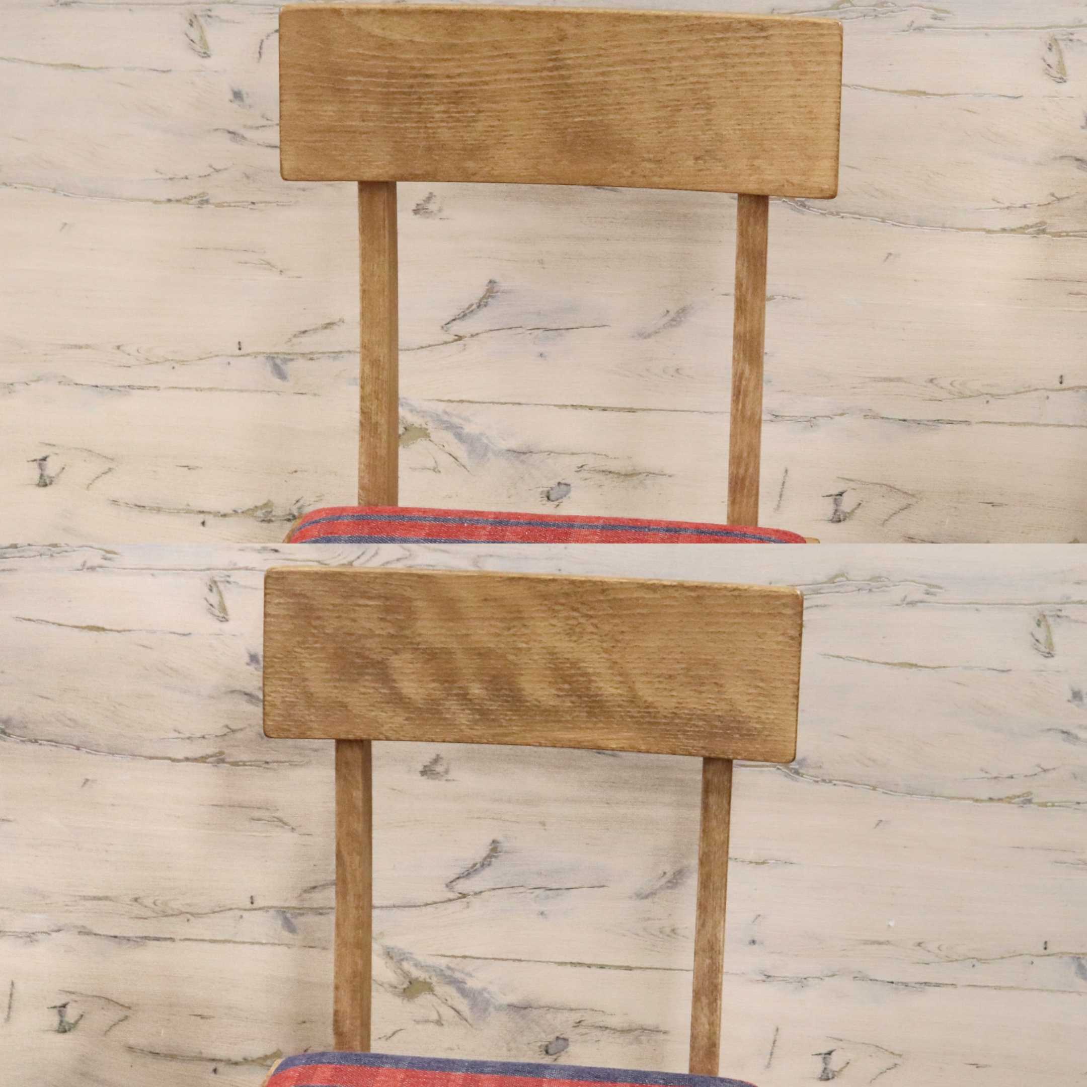 GMGH426C○Calore / カロレ 出雲 ダイニングチェア 椅子 2脚セット ファブリック マドラスチェック